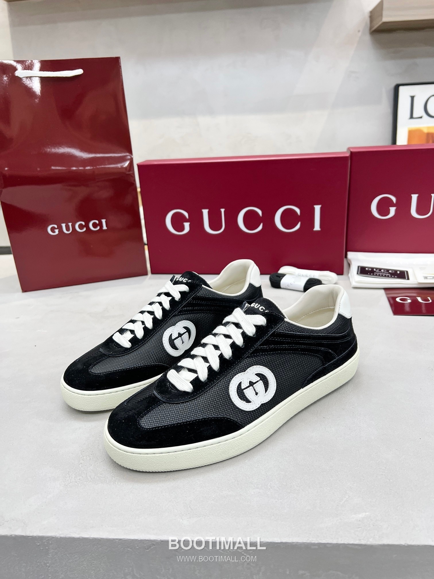 Gucci German Trainer Calfskin Leather Mesh Low Sneakers with Embossed Logo TPU Sole Detail 구찌 저먼 트레이너 카프스킨 레더 메쉬 로우 스니커즈 엠보싱 로고 TPU 솔 디테일 3cm 3