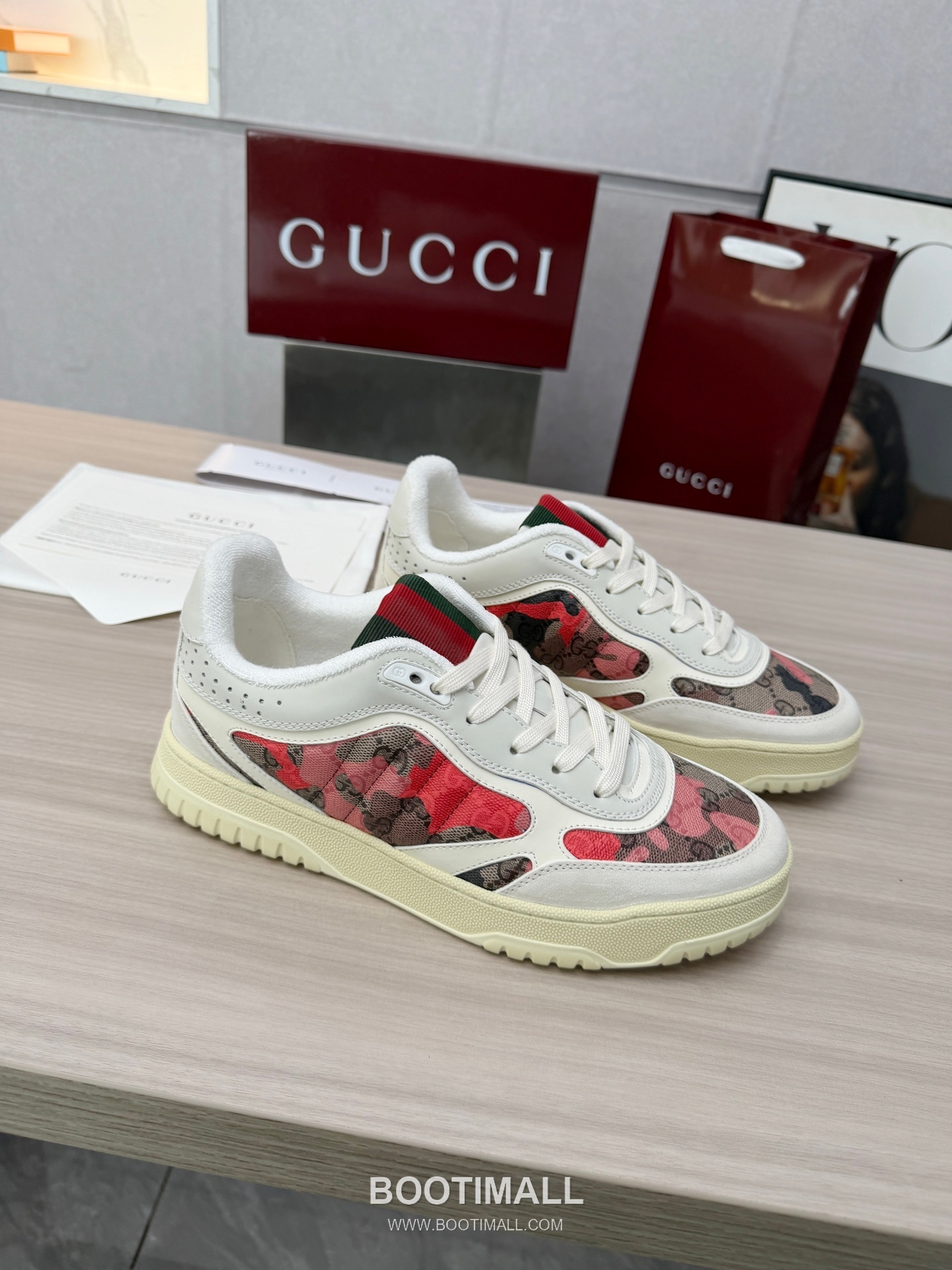 Gucci Double G Calfskin Leather High Low Sneakers with Distressed Cutout Panel TPU Sole Detail 구찌 더블G 카프스킨 레더 하이로우 스니커즈 디스트레스드 컷아웃 패널 TPU 솔 디테일 3cm 7