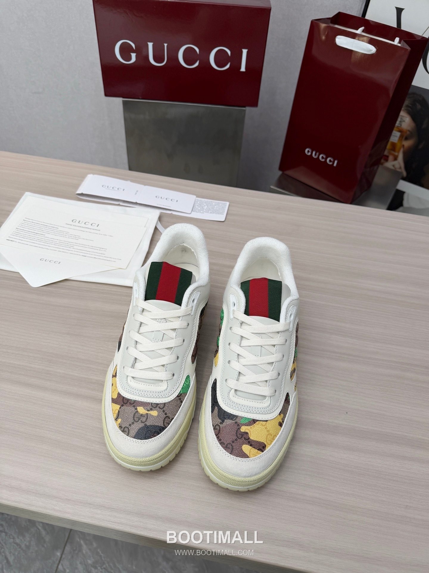 Gucci Double G Calfskin Leather High Low Sneakers with Distressed Cutout Panel TPU Sole Detail 구찌 더블G 카프스킨 레더 하이로우 스니커즈 디스트레스드 컷아웃 패널 TPU 솔 디테일 3cm 2