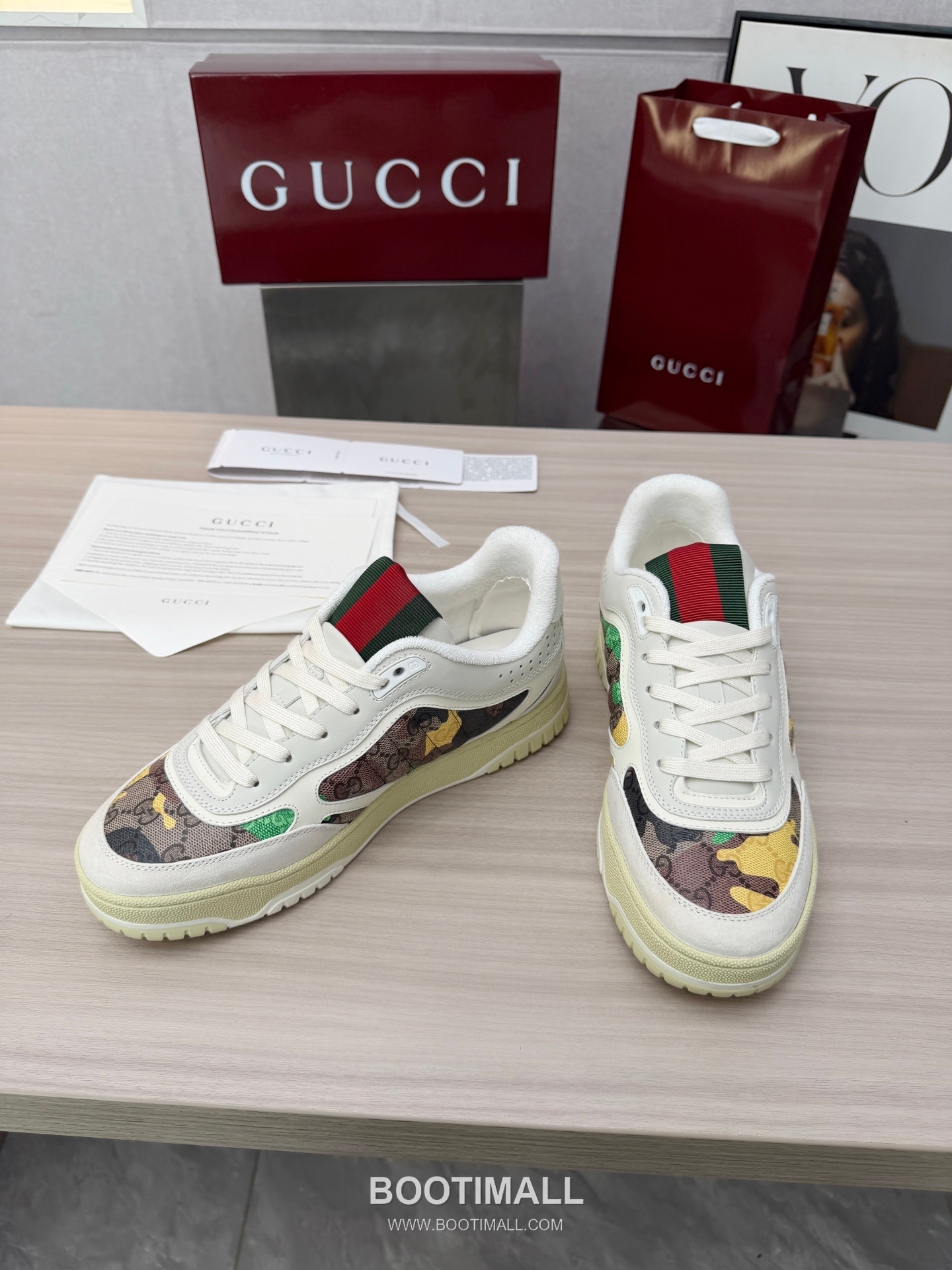 Gucci Double G Calfskin Leather High Low Sneakers with Distressed Cutout Panel TPU Sole Detail 구찌 더블G 카프스킨 레더 하이로우 스니커즈 디스트레스드 컷아웃 패널 TPU 솔 디테일 3cm 7