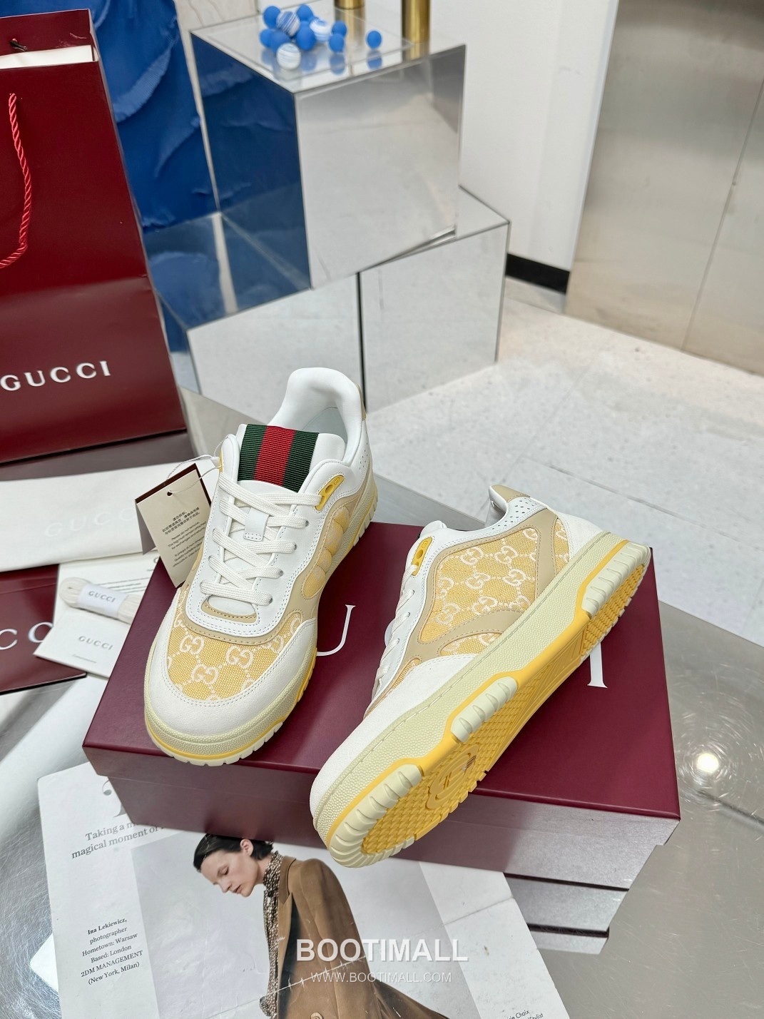 Gucci Double G Calfskin Leather High Low Sneakers with Distressed Cutout Panel TPU Sole Detail 구찌 더블G 카프스킨 레더 하이로우 스니커즈 디스트레스드 컷아웃 패널 TPU 솔 디테일 3cm 6