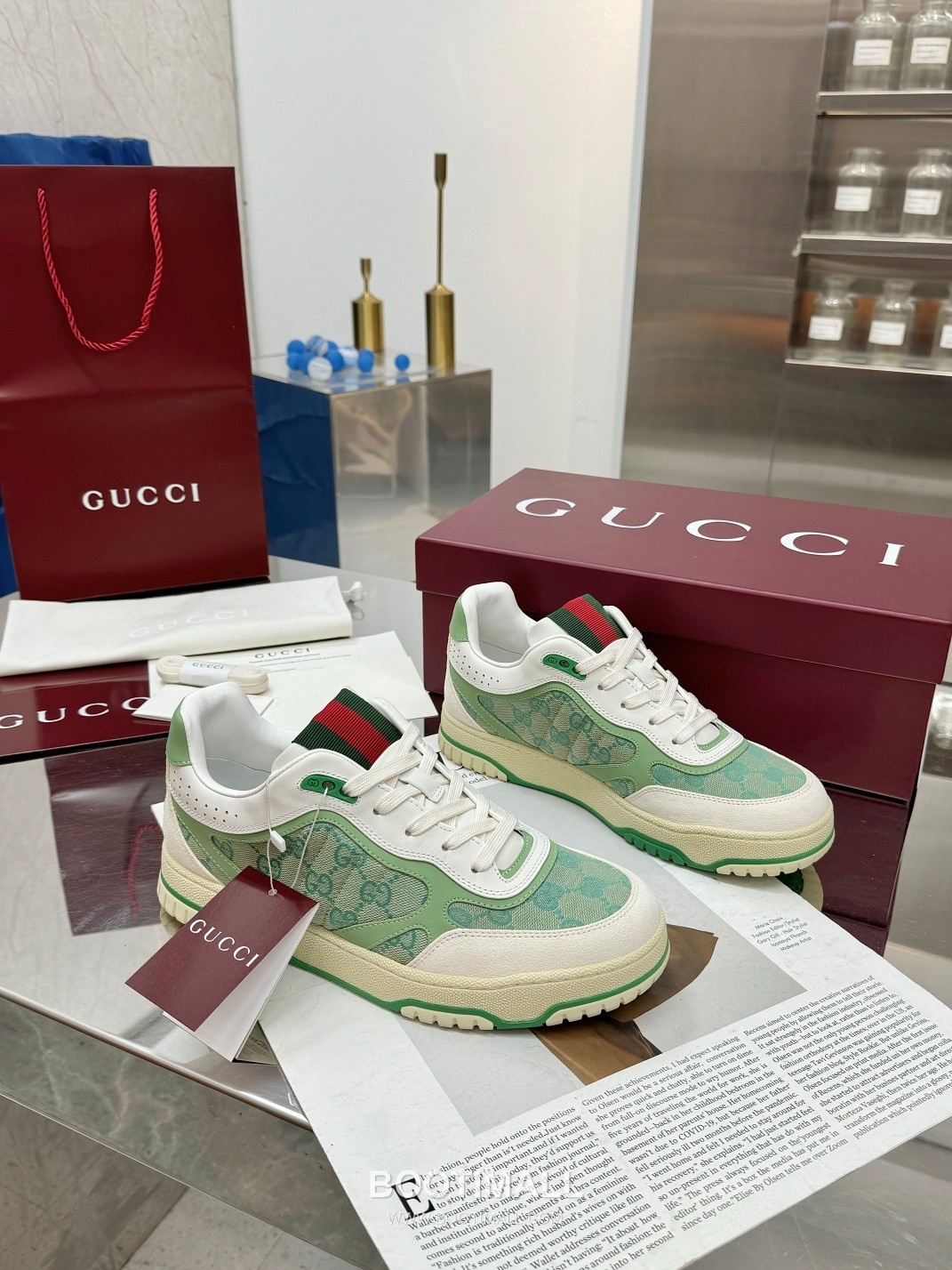 Gucci Double G Calfskin Leather High Low Sneakers with Distressed Cutout Panel TPU Sole Detail 구찌 더블G 카프스킨 레더 하이로우 스니커즈 디스트레스드 컷아웃 패널 TPU 솔 디테일 3cm 2