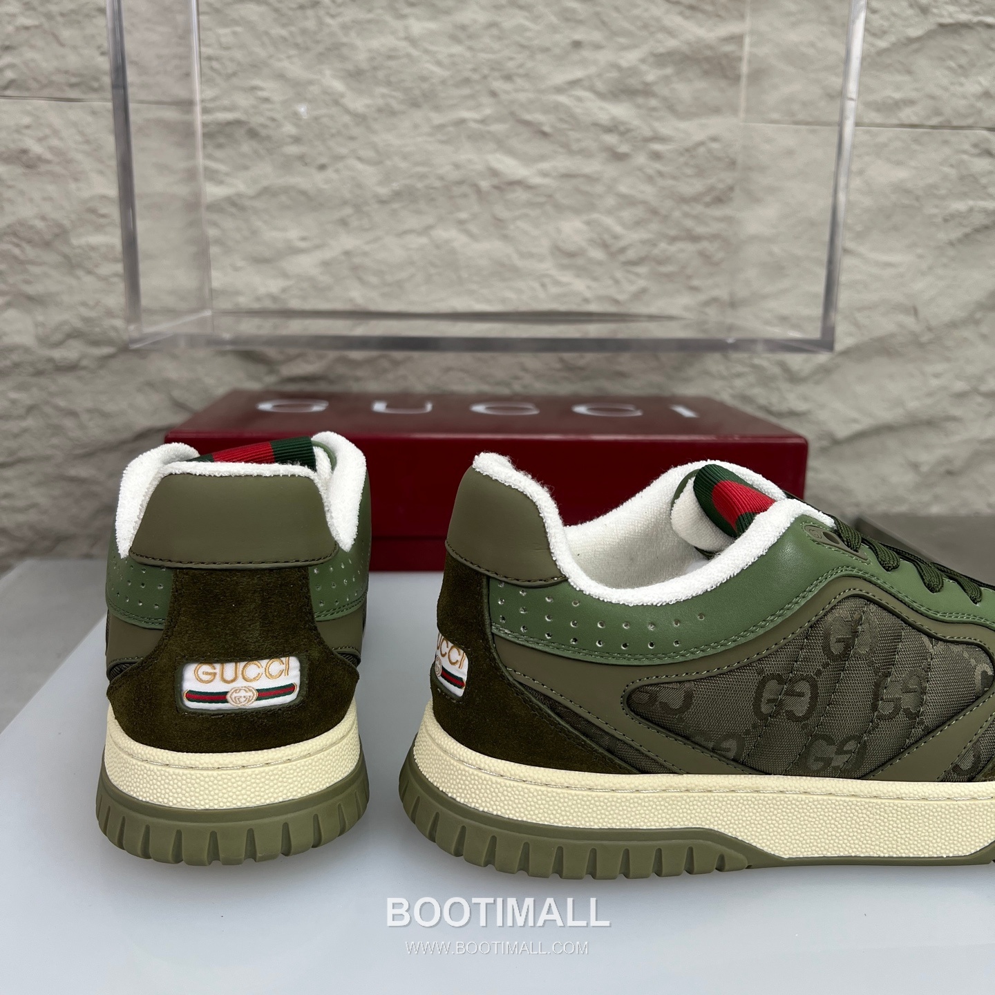 Gucci Double G Calfskin Leather High Low Sneakers with Distressed Cutout Panel TPU Sole Detail 구찌 더블G 카프스킨 레더 하이로우 스니커즈 디스트레스드 컷아웃 패널 TPU 솔 디테일 3cm 8