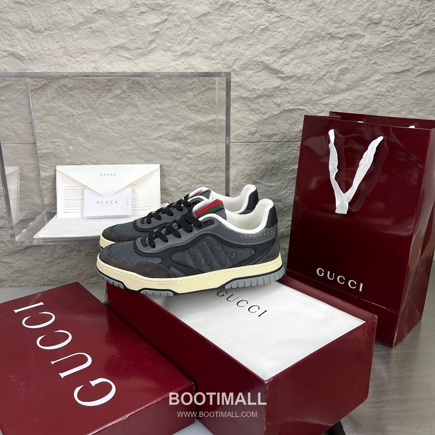Gucci Double G Calfskin Leather High Low Sneakers with Distressed Cutout Panel TPU Sole Detail 구찌 더블G 카프스킨 레더 하이로우 스니커즈 디스트레스드 컷아웃 패널 TPU 솔 디테일 3cm 2
