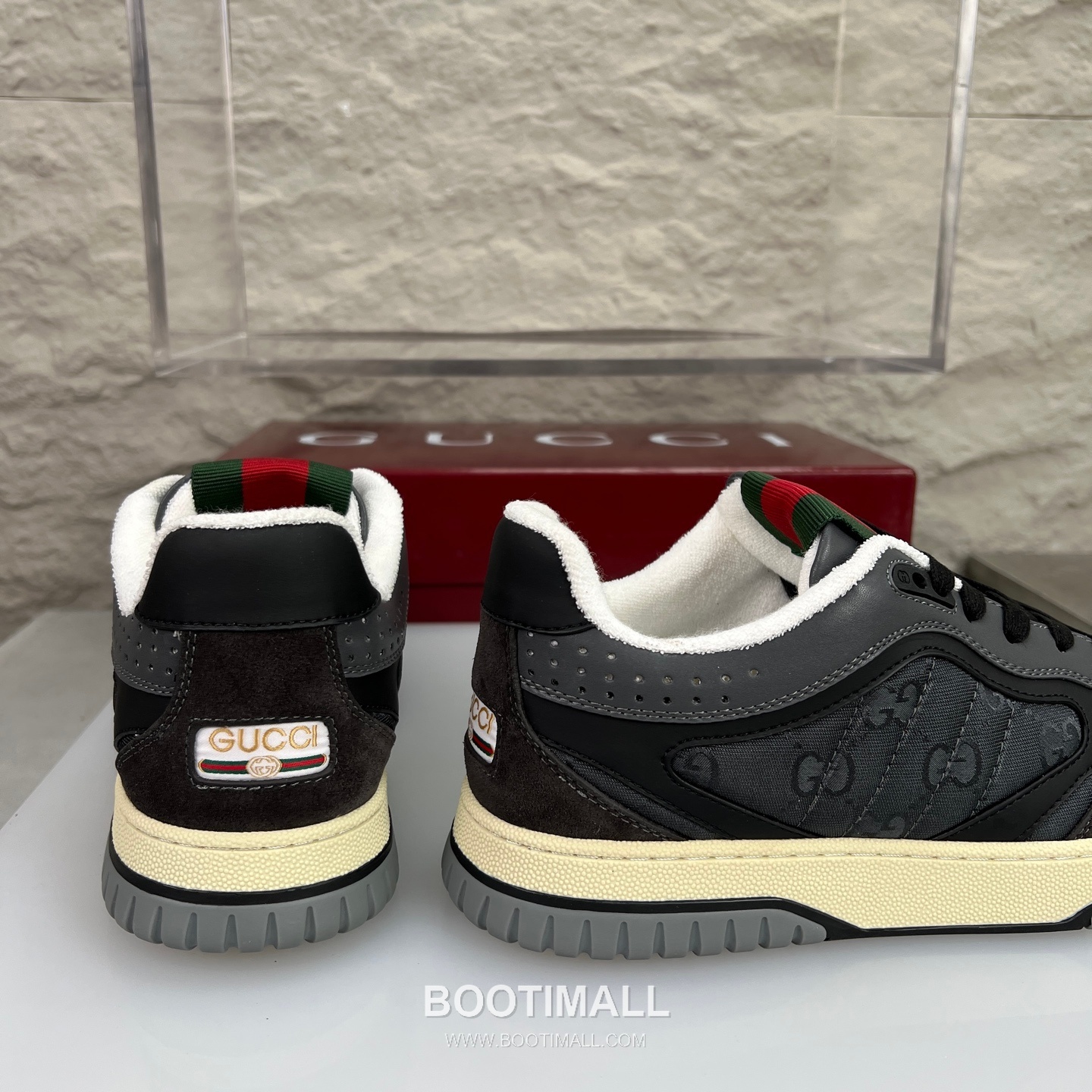 Gucci Double G Calfskin Leather High Low Sneakers with Distressed Cutout Panel TPU Sole Detail 구찌 더블G 카프스킨 레더 하이로우 스니커즈 디스트레스드 컷아웃 패널 TPU 솔 디테일 3cm 8