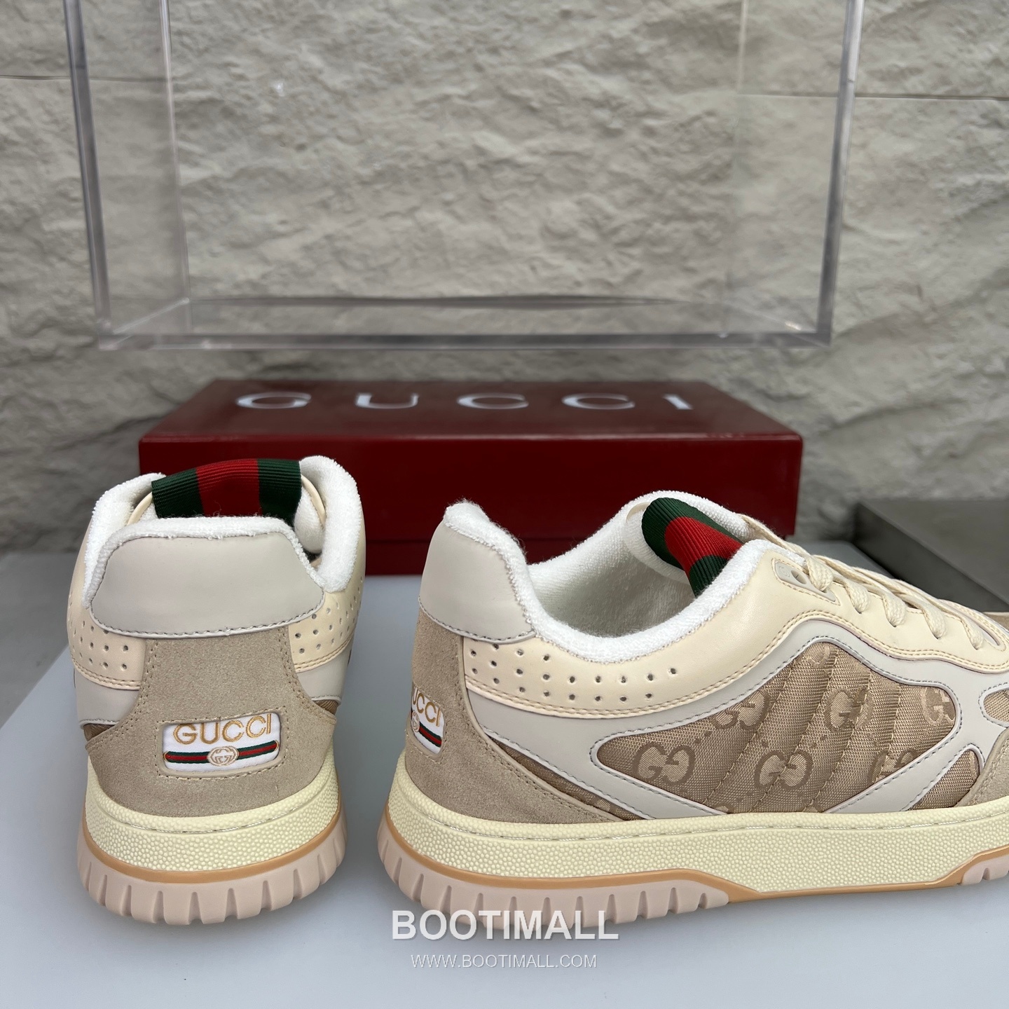 Gucci Double G Calfskin Leather High Low Sneakers with Distressed Cutout Panel TPU Sole Detail 구찌 더블G 카프스킨 레더 하이로우 스니커즈 디스트레스드 컷아웃 패널 TPU 솔 디테일 3cm 8