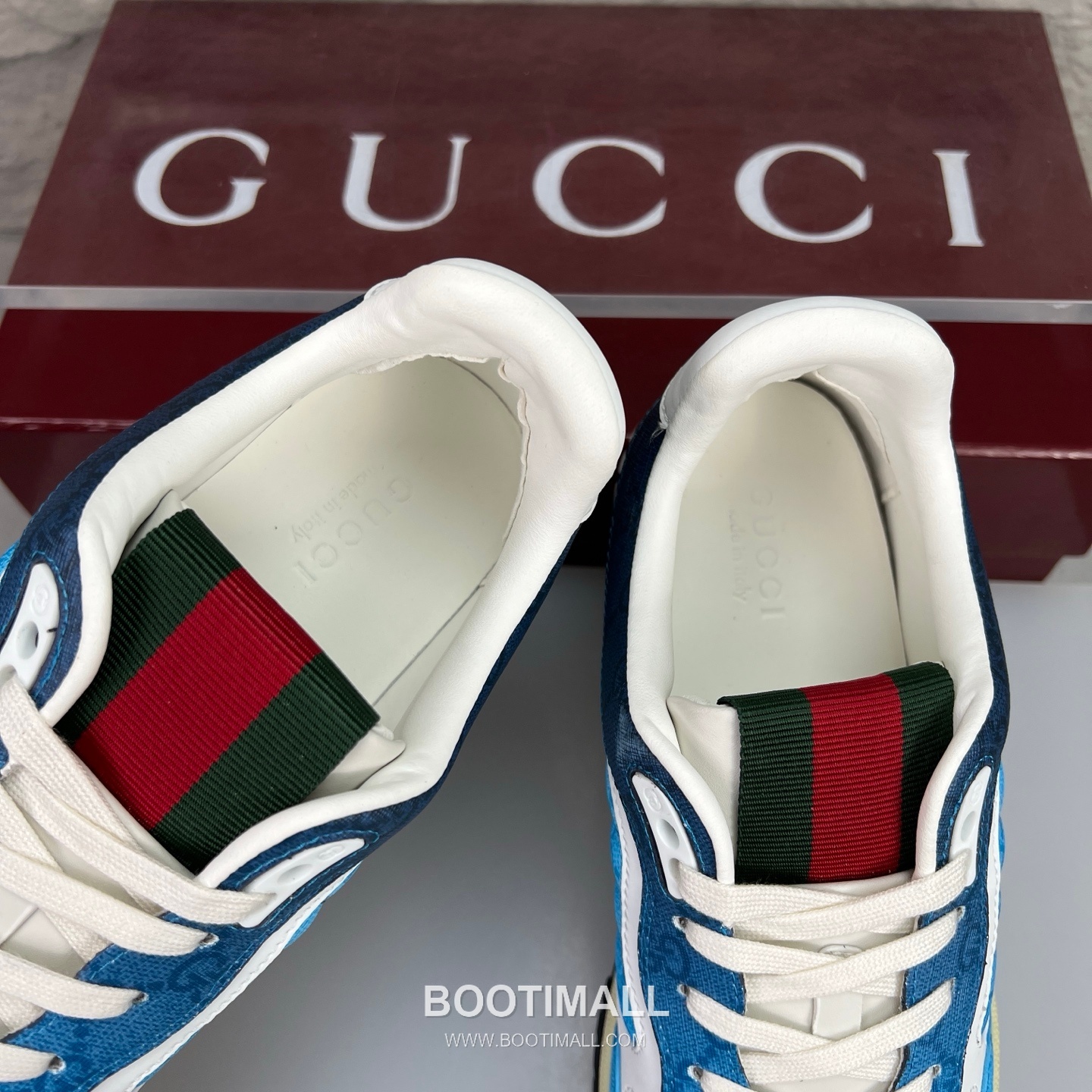 Gucci Double G Calfskin Leather High Low Sneakers with Distressed Cutout Panel TPU Sole Detail 구찌 더블G 카프스킨 레더 하이로우 스니커즈 디스트레스드 컷아웃 패널 TPU 솔 디테일 3cm 7
