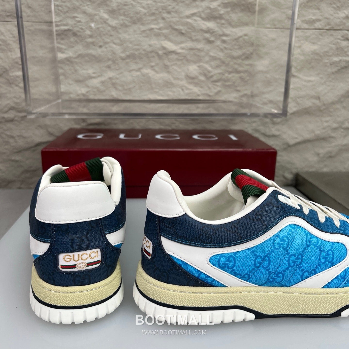 Gucci Double G Calfskin Leather High Low Sneakers with Distressed Cutout Panel TPU Sole Detail 구찌 더블G 카프스킨 레더 하이로우 스니커즈 디스트레스드 컷아웃 패널 TPU 솔 디테일 3cm 8