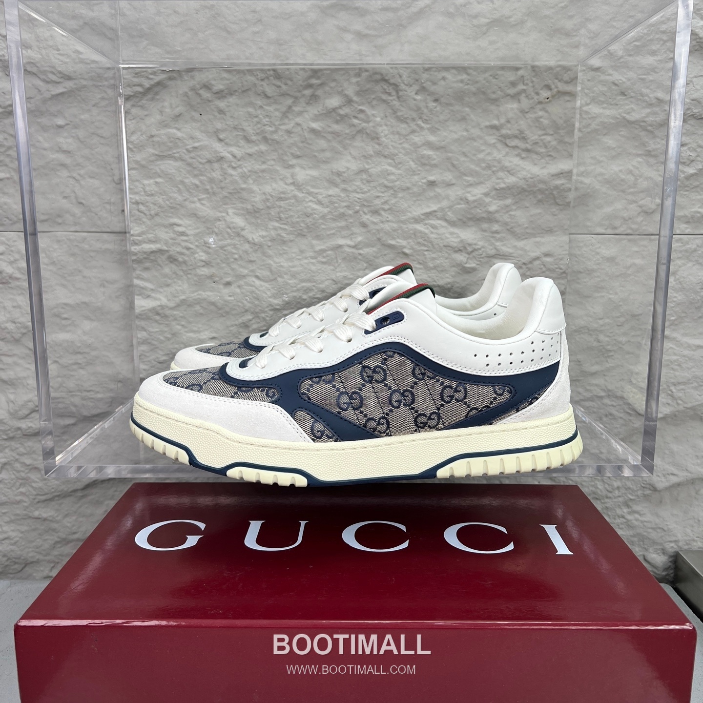 Gucci Double G Calfskin Leather High Low Sneakers with Distressed Cutout Panel TPU Sole Detail 구찌 더블G 카프스킨 레더 하이로우 스니커즈 디스트레스드 컷아웃 패널 TPU 솔 디테일 3cm 1