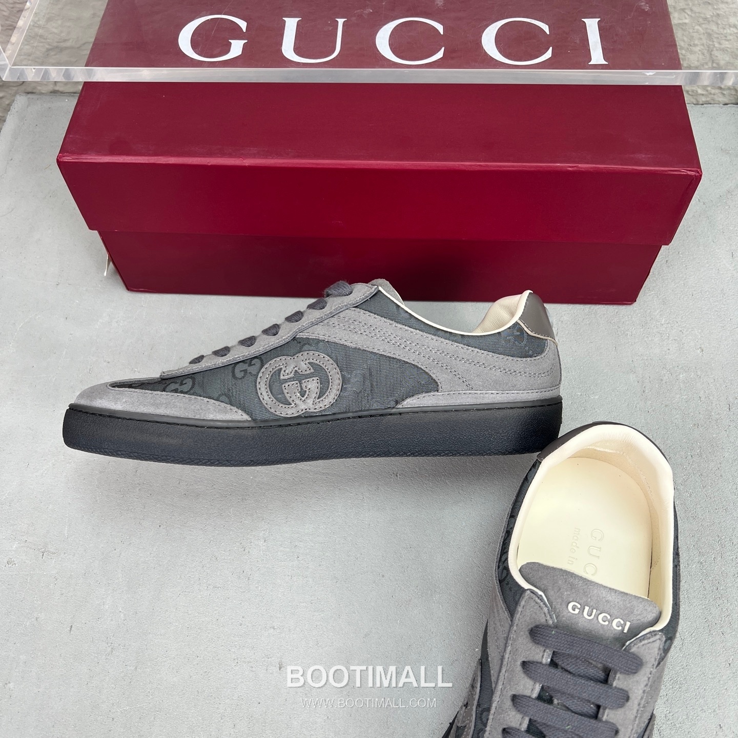 Gucci German Trainer Velvet Low Sneakers with Embossed Logo TPU Sole Detail 구찌 저먼 트레이너 벨벳 로우 스니커즈 엠보싱 로고 TPU 솔 디테일 3cm 5