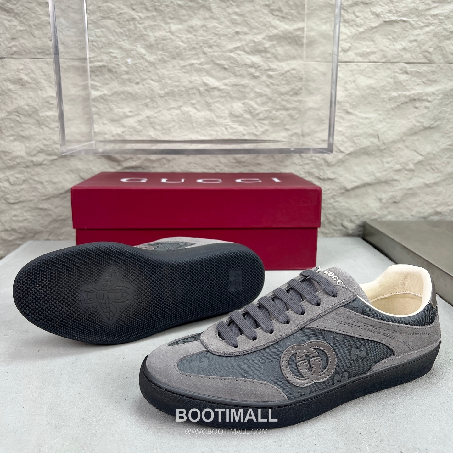 Gucci German Trainer Velvet Low Sneakers with Embossed Logo TPU Sole Detail 구찌 저먼 트레이너 벨벳 로우 스니커즈 엠보싱 로고 TPU 솔 디테일 3cm 9