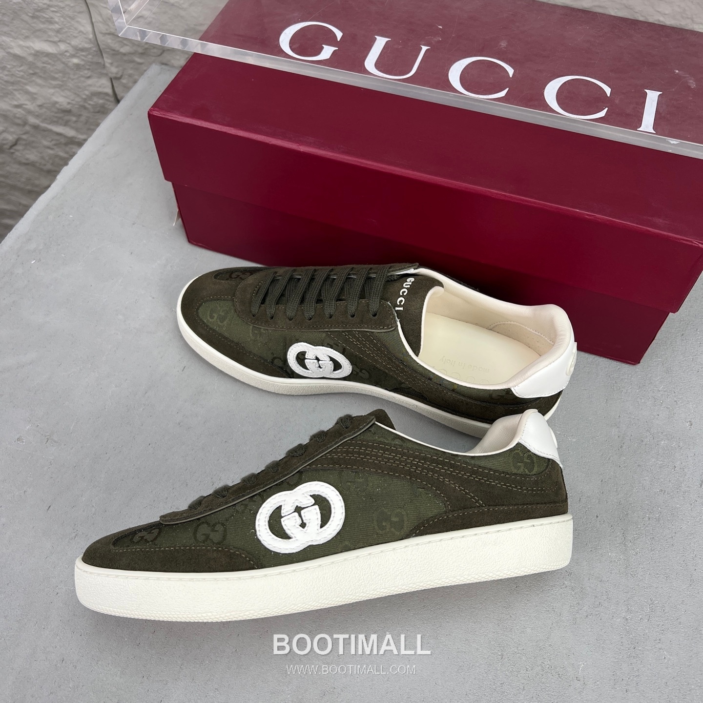 Gucci German Trainer Velvet Low Sneakers with Embossed Logo TPU Sole Detail 구찌 저먼 트레이너 벨벳 로우 스니커즈 엠보싱 로고 TPU 솔 디테일 3cm 4