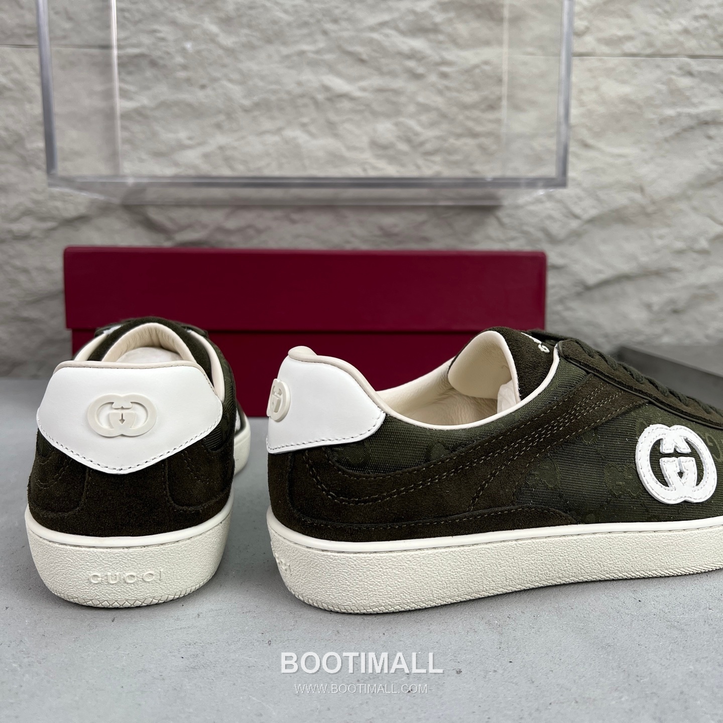 Gucci German Trainer Velvet Low Sneakers with Embossed Logo TPU Sole Detail 구찌 저먼 트레이너 벨벳 로우 스니커즈 엠보싱 로고 TPU 솔 디테일 3cm 8