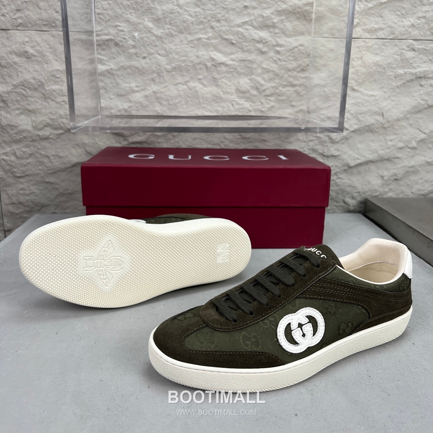 Gucci German Trainer Velvet Low Sneakers with Embossed Logo TPU Sole Detail 구찌 저먼 트레이너 벨벳 로우 스니커즈 엠보싱 로고 TPU 솔 디테일 3cm 9