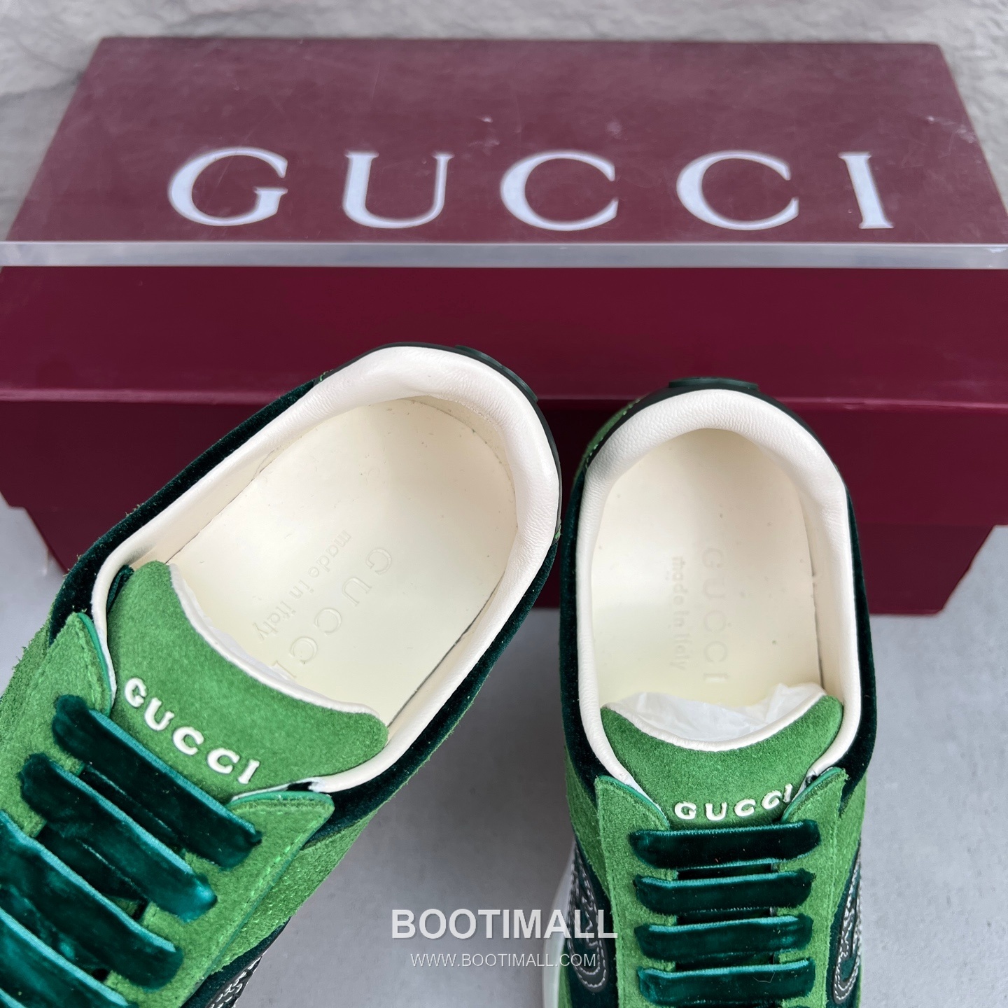 Gucci German Trainer Velvet Low Sneakers with Embossed Logo TPU Sole Detail 구찌 저먼 트레이너 벨벳 로우 스니커즈 엠보싱 로고 TPU 솔 디테일 3cm 7