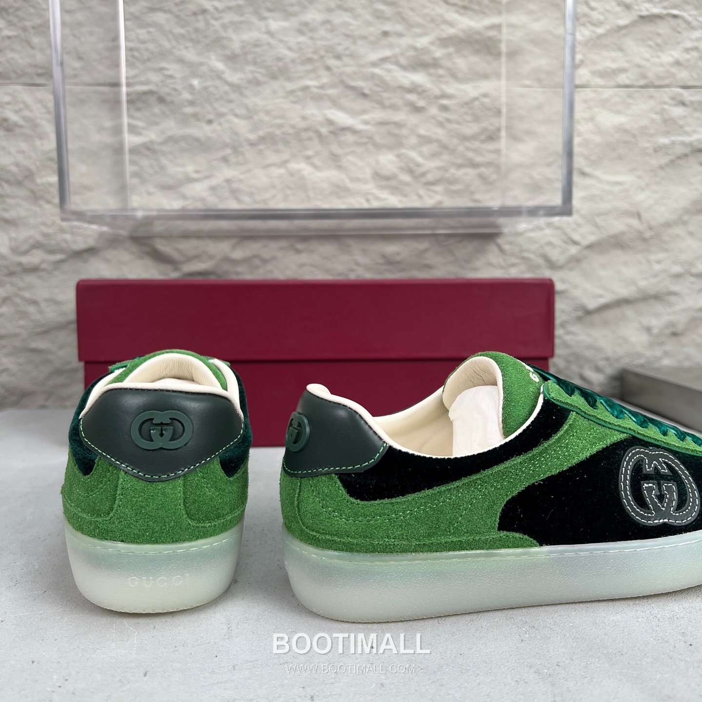 Gucci German Trainer Velvet Low Sneakers with Embossed Logo TPU Sole Detail 구찌 저먼 트레이너 벨벳 로우 스니커즈 엠보싱 로고 TPU 솔 디테일 3cm 8