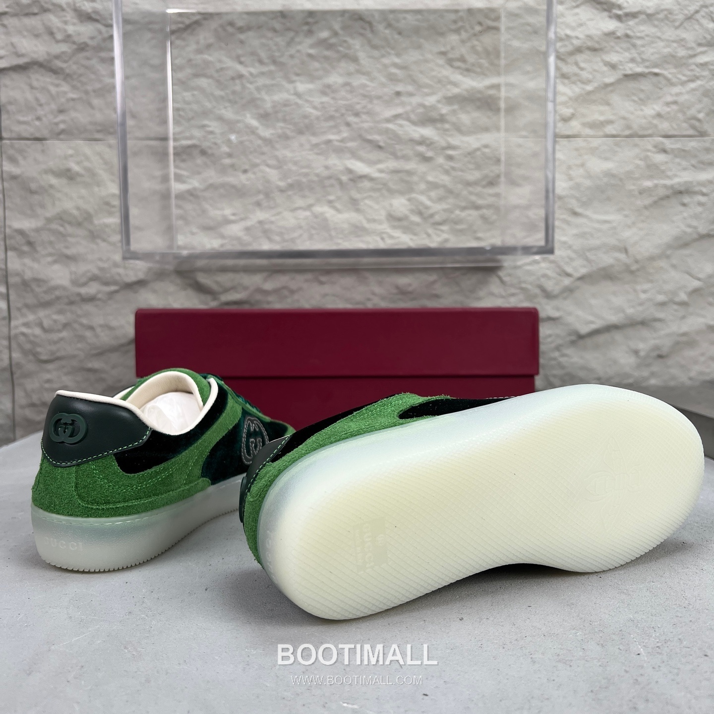 Gucci German Trainer Velvet Low Sneakers with Embossed Logo TPU Sole Detail 구찌 저먼 트레이너 벨벳 로우 스니커즈 엠보싱 로고 TPU 솔 디테일 3cm 9