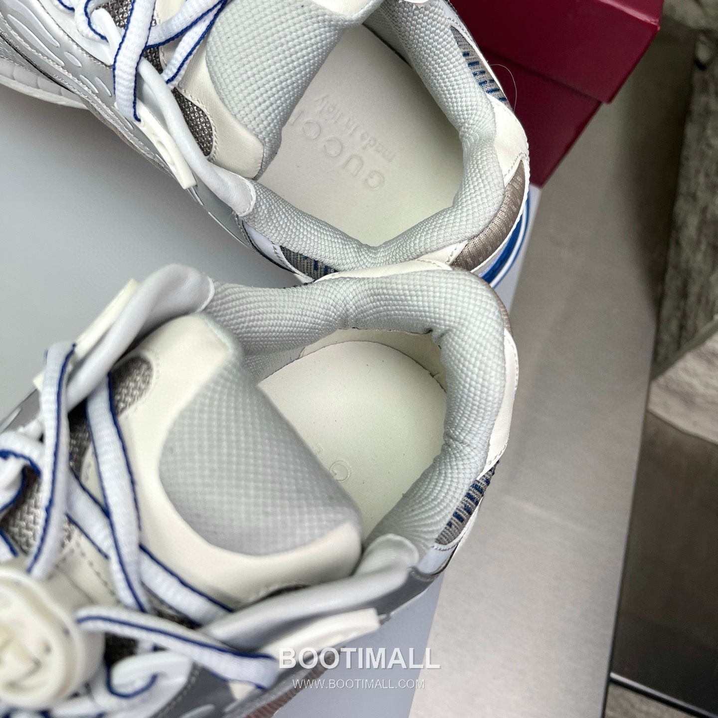 Gucci 2.0 Mesh Leather Low Sneakers with GG Reflective Stripe Double G Lock Detail EVA TPU Sole 구찌 2.0 메쉬 레더 로우 스니커즈 GG 리플렉티브 스트라이프 더블G 락 디테일 EVA TPU 솔 4cm 7