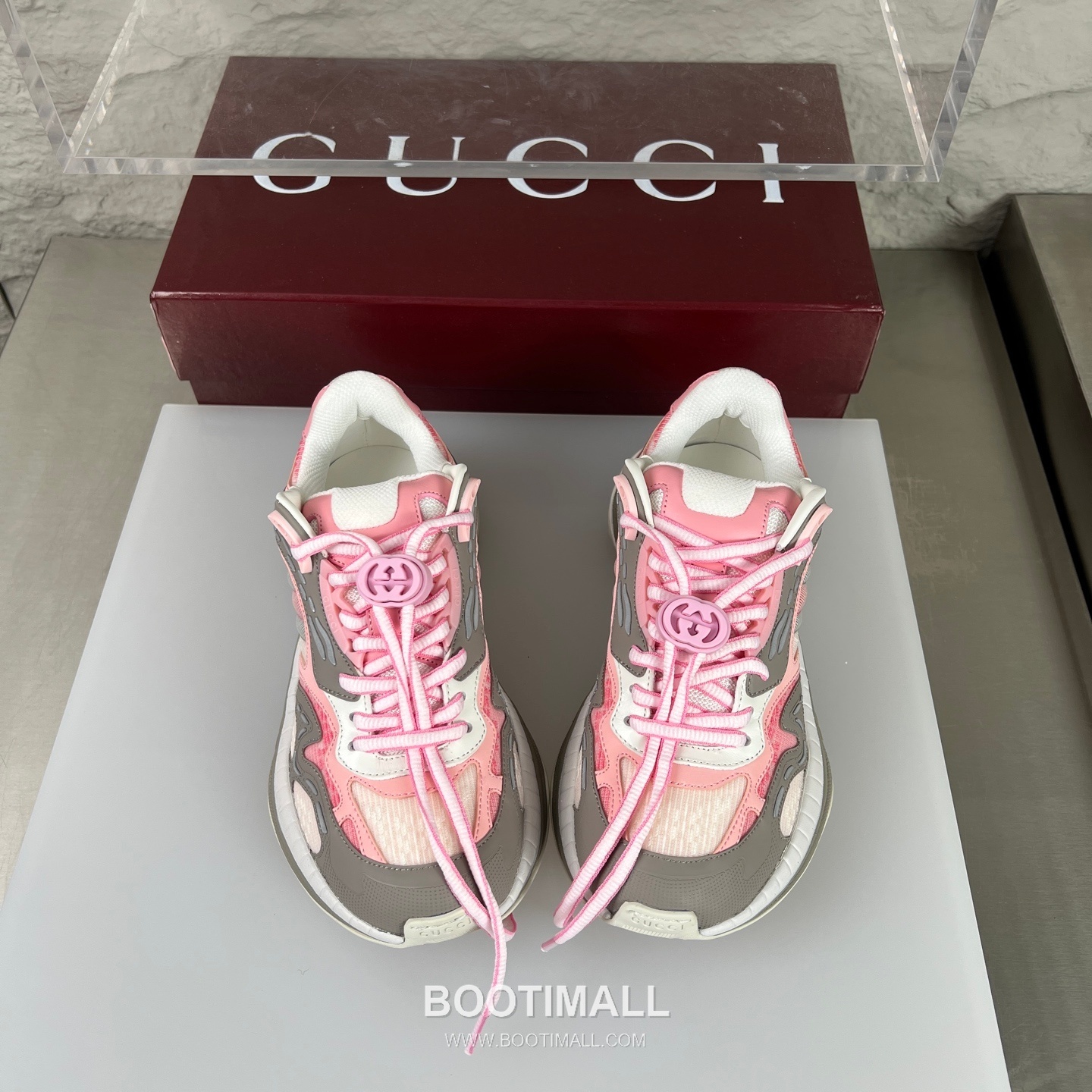 Gucci 2.0 Mesh Leather Low Sneakers with GG Reflective Stripe Double G Lock Detail EVA TPU Sole 구찌 2.0 메쉬 레더 로우 스니커즈 GG 리플렉티브 스트라이프 더블G 락 디테일 EVA TPU 솔 4cm 3