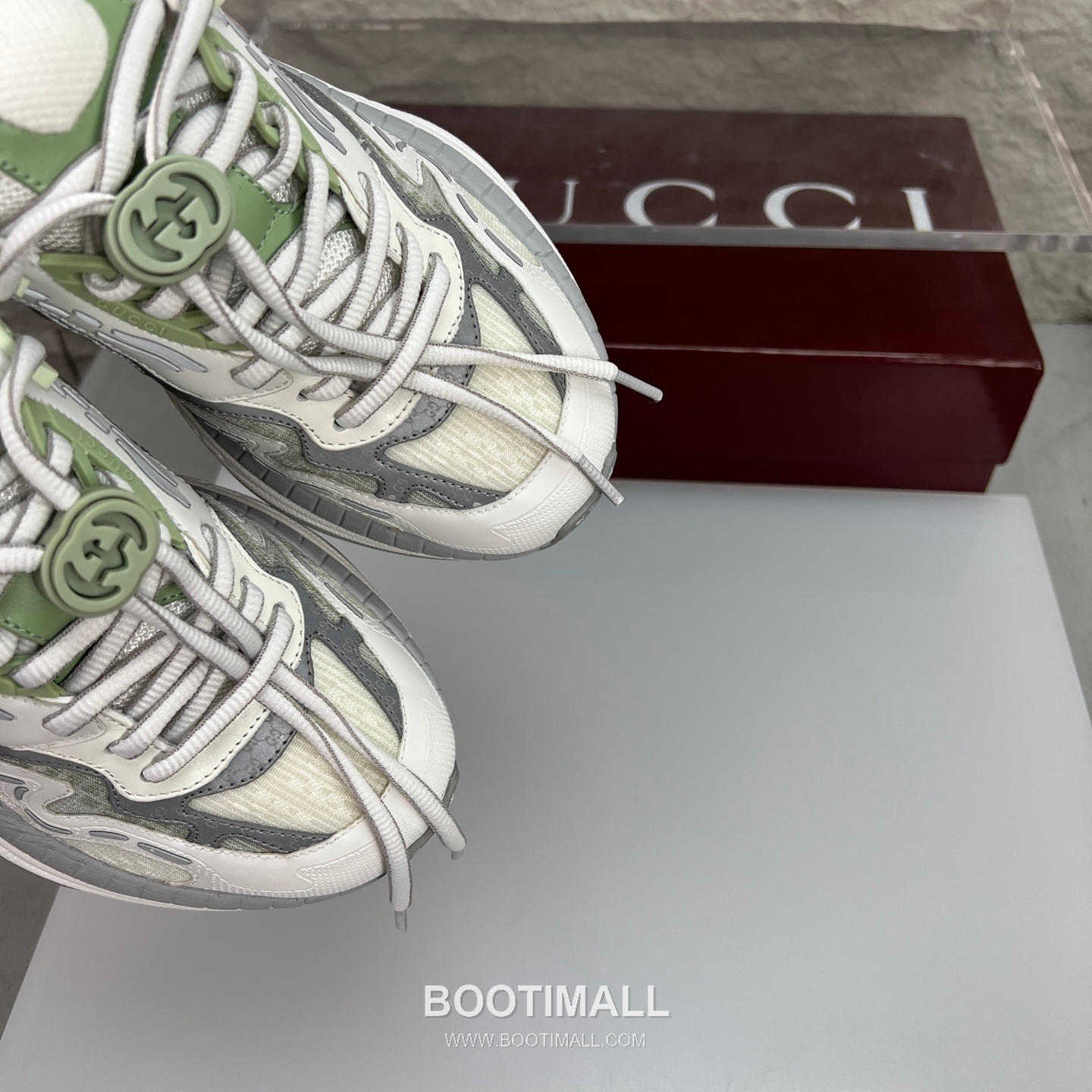 Gucci 2.0 Mesh Calfskin Leather Low Sneakers with GG Reflective Stripe Double G Lock Detail EVA TPU Sole 구찌 2.0 메쉬 카프스킨 레더 로우 스니커즈 GG 리플렉티브 스트라이프 더블G 락 디테일 EVA TPU 솔 4cm 6