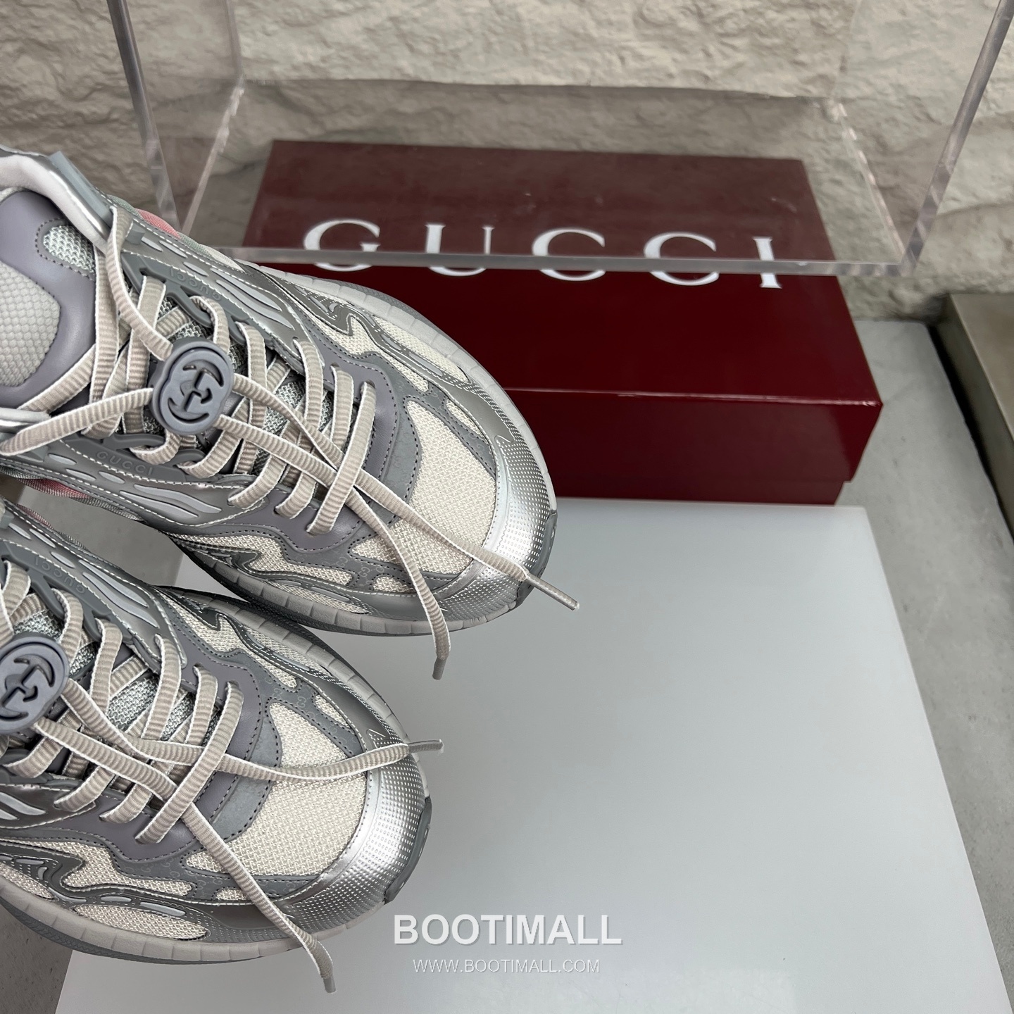 Gucci 2.0 Mesh Calfskin Leather Low Sneakers with GG Reflective Stripe Double G Lock Detail EVA TPU Sole 구찌 2.0 메쉬 카프스킨 레더 로우 스니커즈 GG 리플렉티브 스트라이프 더블G 락 디테일 EVA TPU 솔 4cm 6