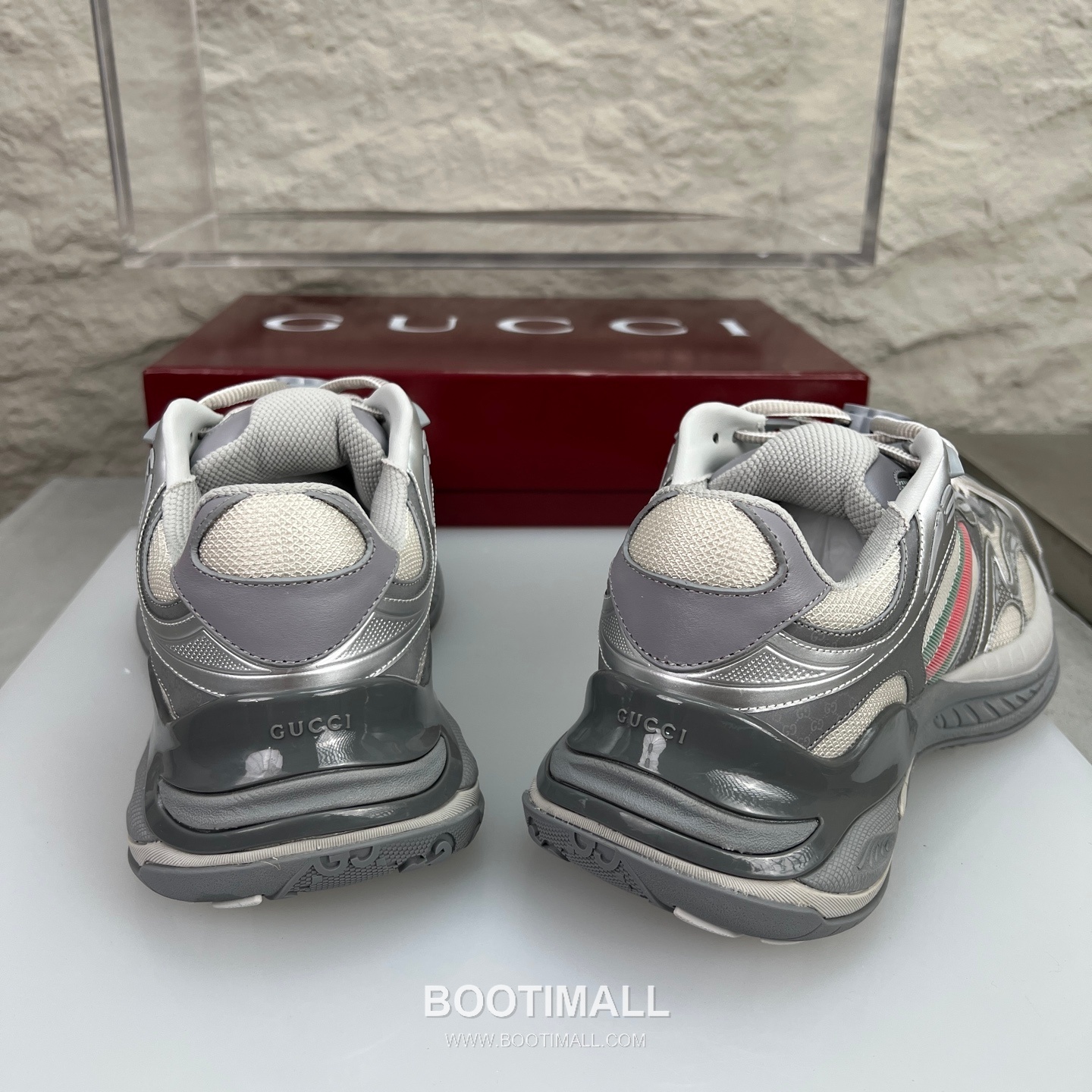 Gucci 2.0 Mesh Calfskin Leather Low Sneakers with GG Reflective Stripe Double G Lock Detail EVA TPU Sole 구찌 2.0 메쉬 카프스킨 레더 로우 스니커즈 GG 리플렉티브 스트라이프 더블G 락 디테일 EVA TPU 솔 4cm 8