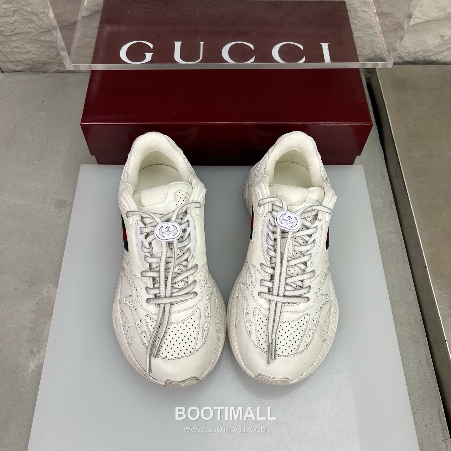 Gucci 2.0 Mesh Calfskin Leather Low Sneakers with GG Reflective Stripe Double G Lock Detail EVA TPU Sole 구찌 2.0 메쉬 카프스킨 레더 로우 스니커즈 GG 리플렉티브 스트라이프 더블G 락 디테일 EVA TPU 솔 4cm 3