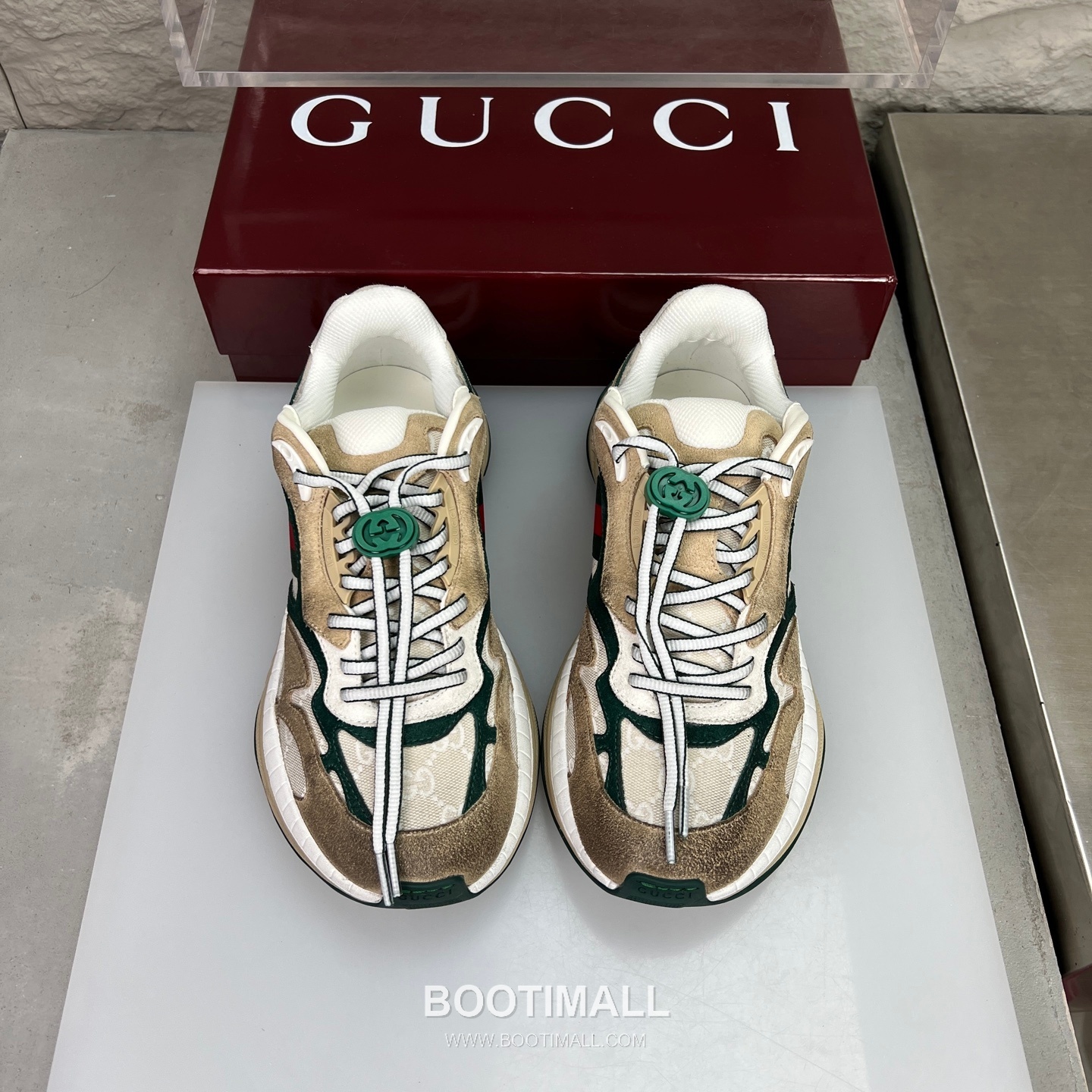 Gucci 2.0 Mesh Calfskin Leather Low Sneakers with GG Reflective Stripe Double G Lock Detail EVA TPU Sole 구찌 2.0 메쉬 카프스킨 레더 로우 스니커즈 GG 리플렉티브 스트라이프 더블G 락 디테일 EVA TPU 솔 4cm 3