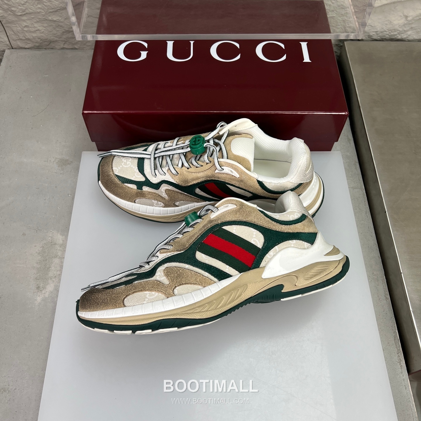 Gucci 2.0 Mesh Calfskin Leather Low Sneakers with GG Reflective Stripe Double G Lock Detail EVA TPU Sole 구찌 2.0 메쉬 카프스킨 레더 로우 스니커즈 GG 리플렉티브 스트라이프 더블G 락 디테일 EVA TPU 솔 4cm 4