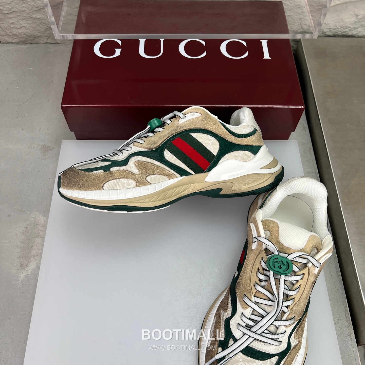 Gucci 2.0 Mesh Calfskin Leather Low Sneakers with GG Reflective Stripe Double G Lock Detail EVA TPU Sole 구찌 2.0 메쉬 카프스킨 레더 로우 스니커즈 GG 리플렉티브 스트라이프 더블G 락 디테일 EVA TPU 솔 4cm 5