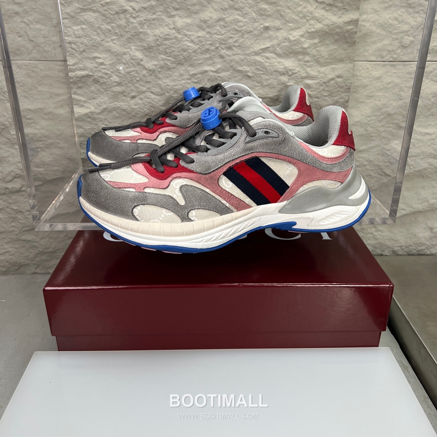 Gucci 2.0 Mesh Calfskin Leather Low Sneakers with GG Reflective Stripe Double G Lock Detail EVA TPU Sole 구찌 2.0 메쉬 카프스킨 레더 로우 스니커즈 GG 리플렉티브 스트라이프 더블G 락 디테일 EVA TPU 솔 4cm 1