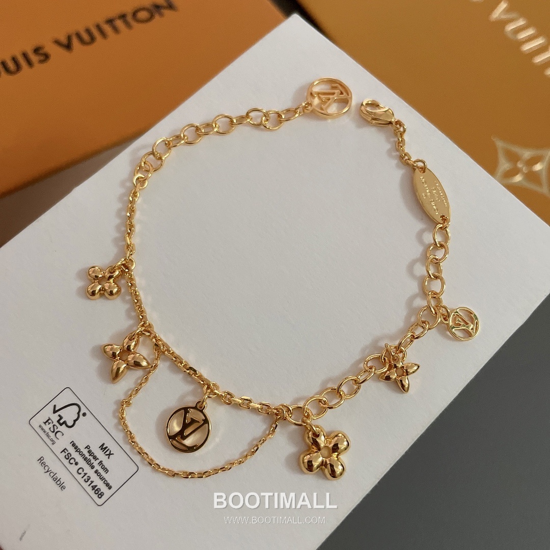 Louis Vuitton Blooming Brass Gold Plated Necklace with Flower Monogram Pendant 루이비통 블루밍 황동 골드도금 네클리스 플라워 모노그램 펜던트 15
