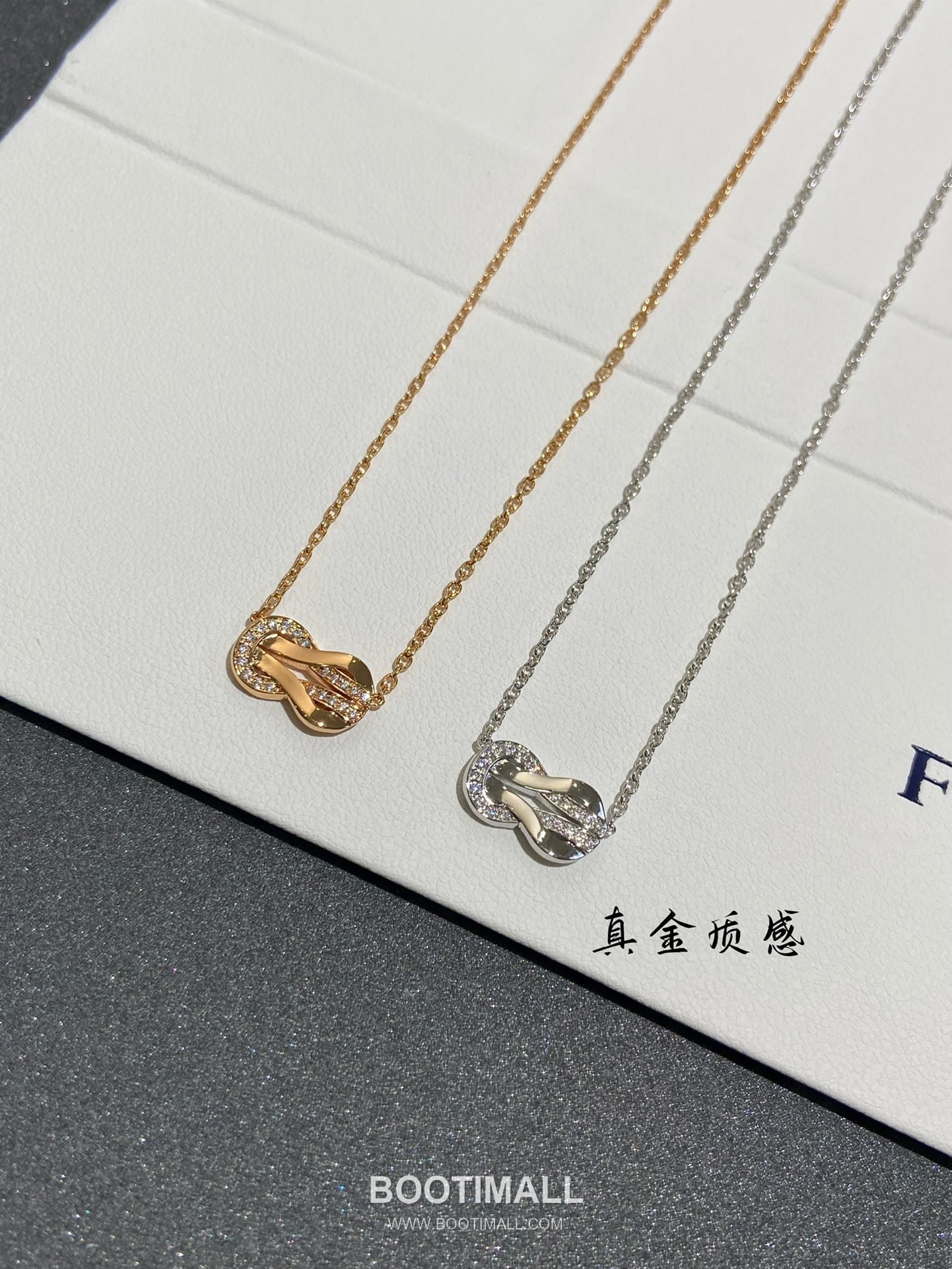 Fred Chance Infinie Brass Gold Plated Necklace with Infinity Knot Pendant 프레드 샹스 인피니 황동 골드도금 네클리스 인피니티 매듭 펜던트 13