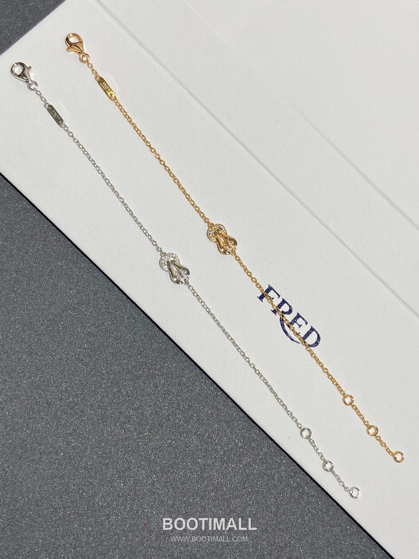 Fred Chance Infinie Brass Gold Plated Bracelet with Infinity Knot Clasp 프레드 샹스 인피니 황동 골드도금 브레이슬릿 인피니티 매듭 클래스프 3