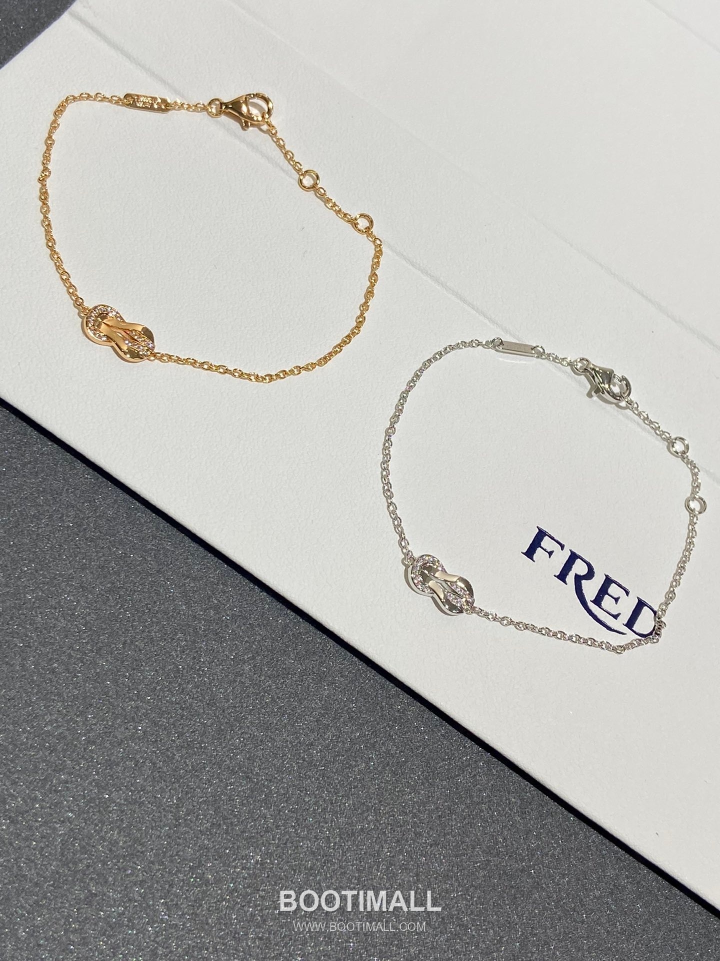 Fred Chance Infinie Brass Gold Plated Bracelet with Infinity Knot Clasp 프레드 샹스 인피니 황동 골드도금 브레이슬릿 인피니티 매듭 클래스프 4
