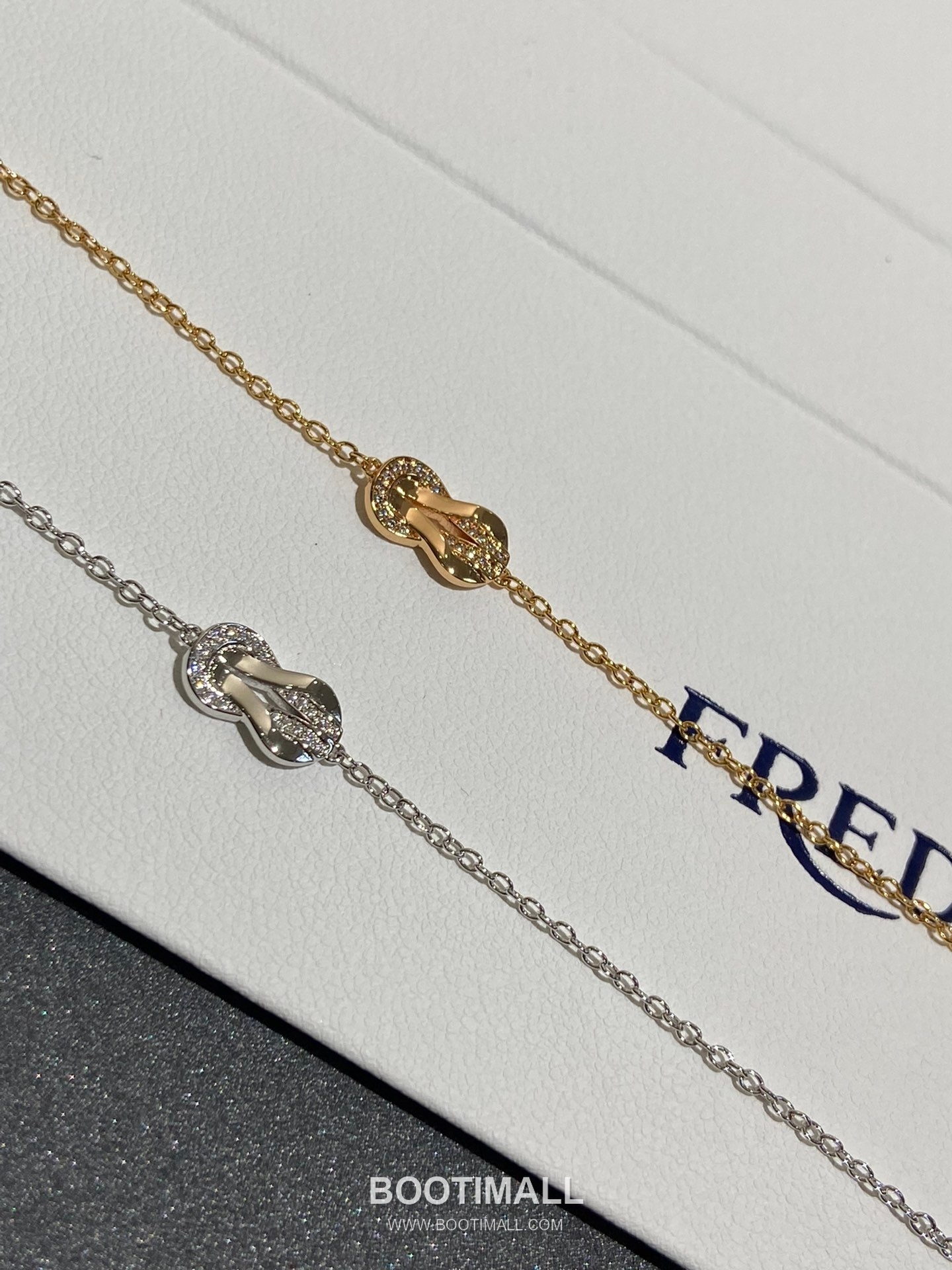 Fred Chance Infinie Brass Gold Plated Bracelet with Infinity Knot Clasp 프레드 샹스 인피니 황동 골드도금 브레이슬릿 인피니티 매듭 클래스프 5