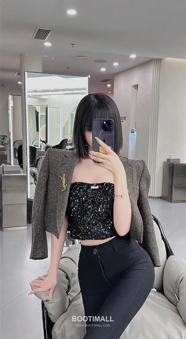 Saint Laurent Twist Pattern Brass Gold Plated Brooch with Pin Clasp Detail 생로랑 트위스트 패턴 황동 골드도금 브로치 핀 클래스프 디테일 1