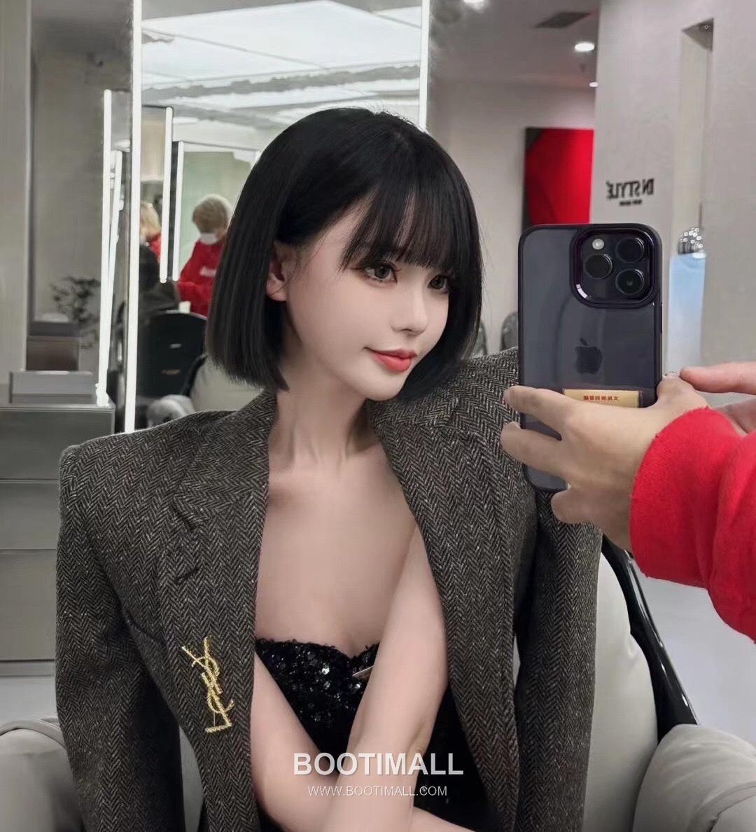 Saint Laurent Twist Pattern Brass Gold Plated Brooch with Pin Clasp Detail 생로랑 트위스트 패턴 황동 골드도금 브로치 핀 클래스프 디테일 2