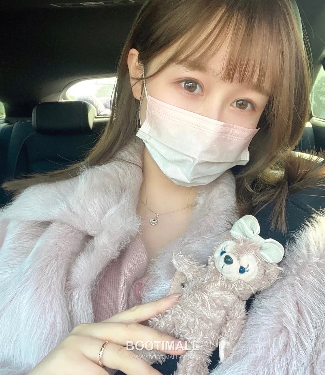 Qeelin Ruyi Carnelian Mother of Pearl Diamond 18K White Gold Necklace with Double Diamond Pendant 루이 카넬리안 자개 다이아 18K 화이트골드 네클리스 더블 다이아 펜던트 6