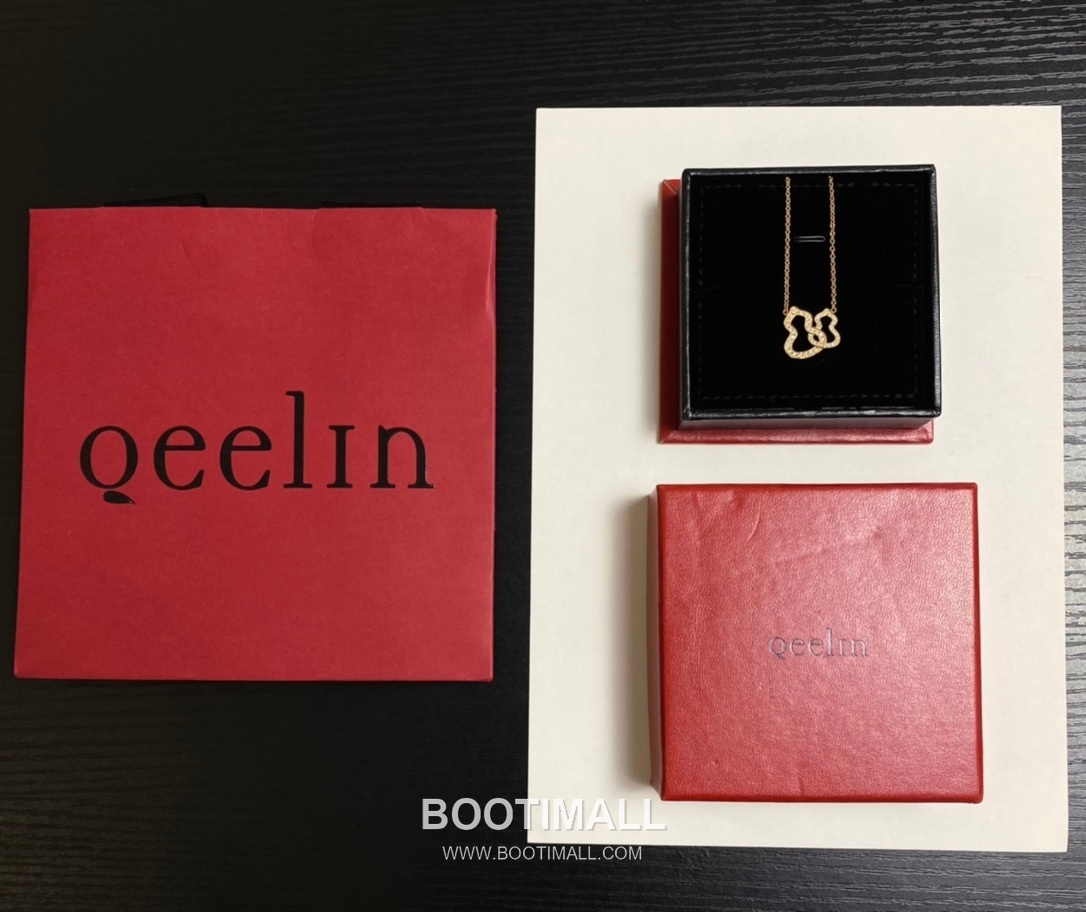 Qeelin Wulu Double Gourd Openwork Brass Gold Plated Necklace with Hollow Pendant 우루 더블 고드 오픈워크 황동 골드도금 네클리스 홀로우 펜던트 2