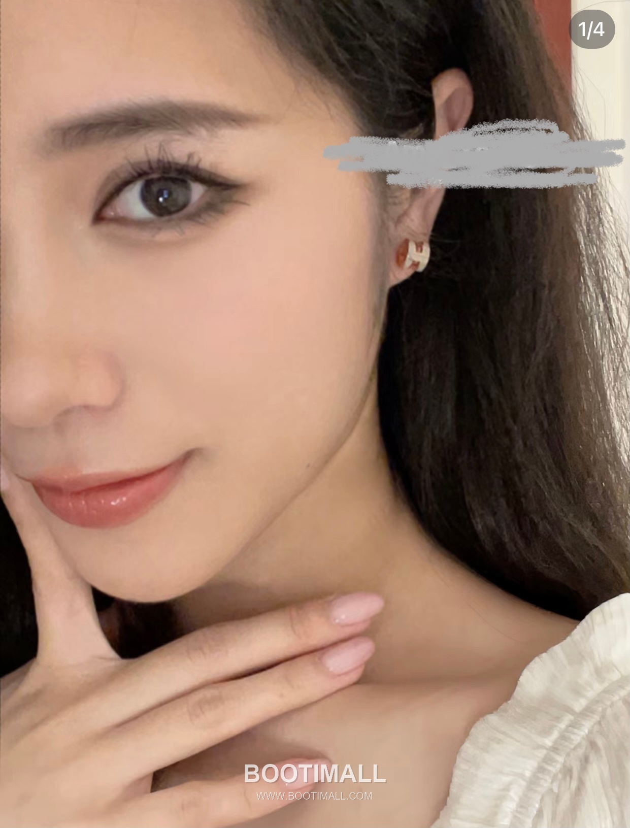 Hermes Mini Pop H Enamel Brass Rose Gold Plated Stud Earring with Logo Detail 에르메스 미니 팝 H 에나멜 황동 로즈골드 도금 스터드 이어링 로고 디테일 7