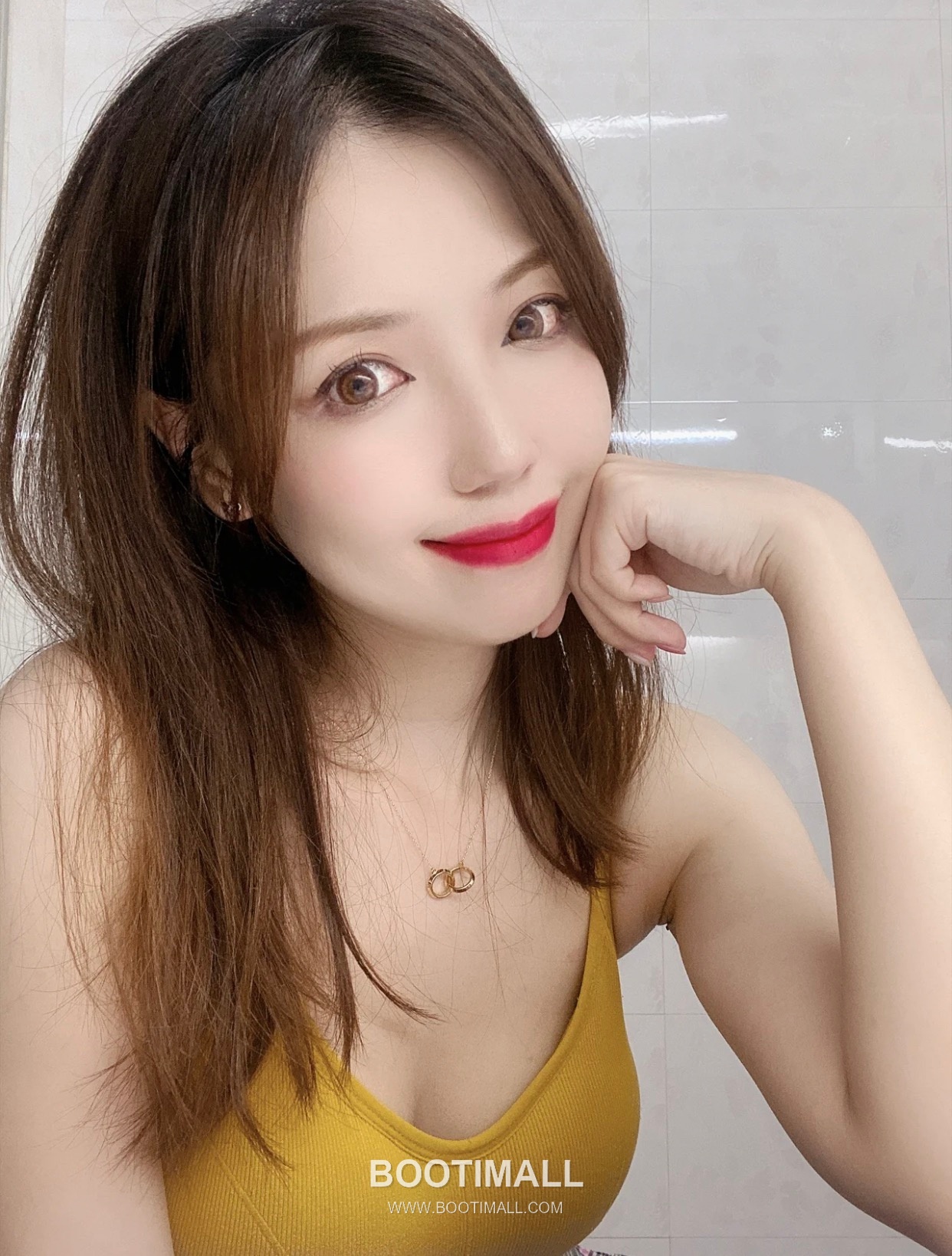 Tiffany & Co Atlas X Closed Interlocking 18K Rose Gold Necklace with Double Ring Pendant 티파니앤코 아틀라스 X 클로즈드 인터로킹 18K 로즈골드 네클리스 더블 링 펜던트 2