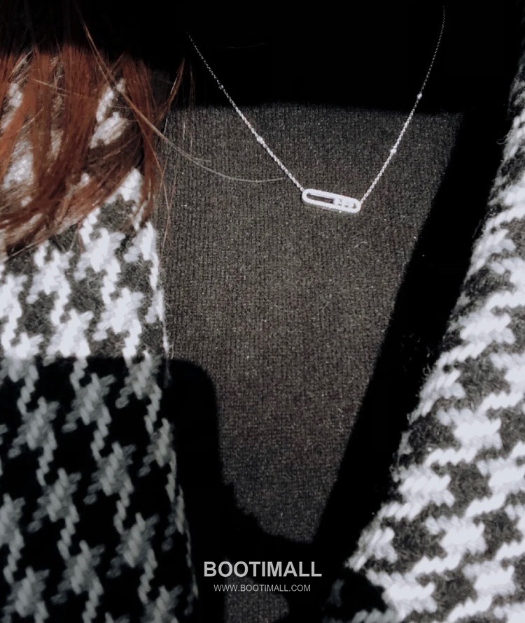 De Beers Trilogy Moving Diamond Sterling Silver 925 Necklace with Sliding Pendant 드비어스 트릴로지 무빙 다이아 스털링 실버 925 네클리스 슬라이딩 펜던트 6