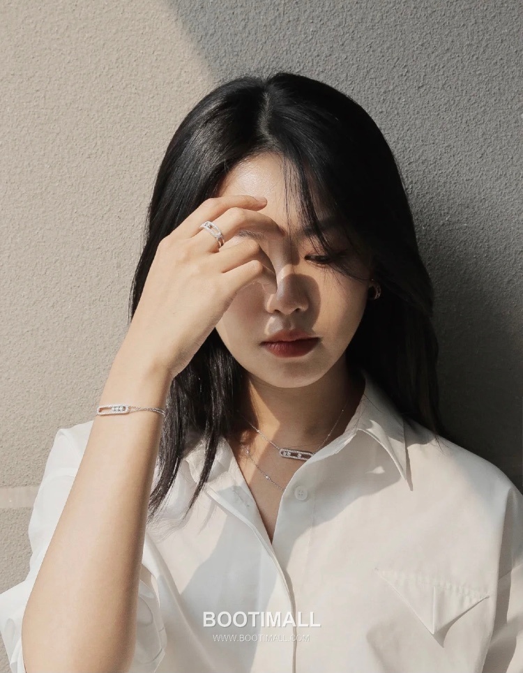 De Beers Trilogy Moving Diamond Sterling Silver 925 Necklace with Sliding Pendant 드비어스 트릴로지 무빙 다이아 스털링 실버 925 네클리스 슬라이딩 펜던트 7