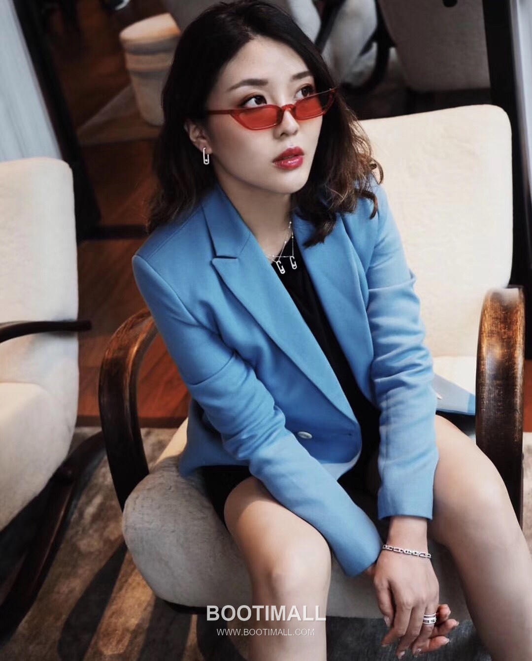 Messika Lucky Bead Diamond Sterling Silver 925 Stud Earring with Fixed Ball Detail 메시카 럭키 비드 다이아 스털링 실버 925 스터드 이어링 고정 볼 디테일 5