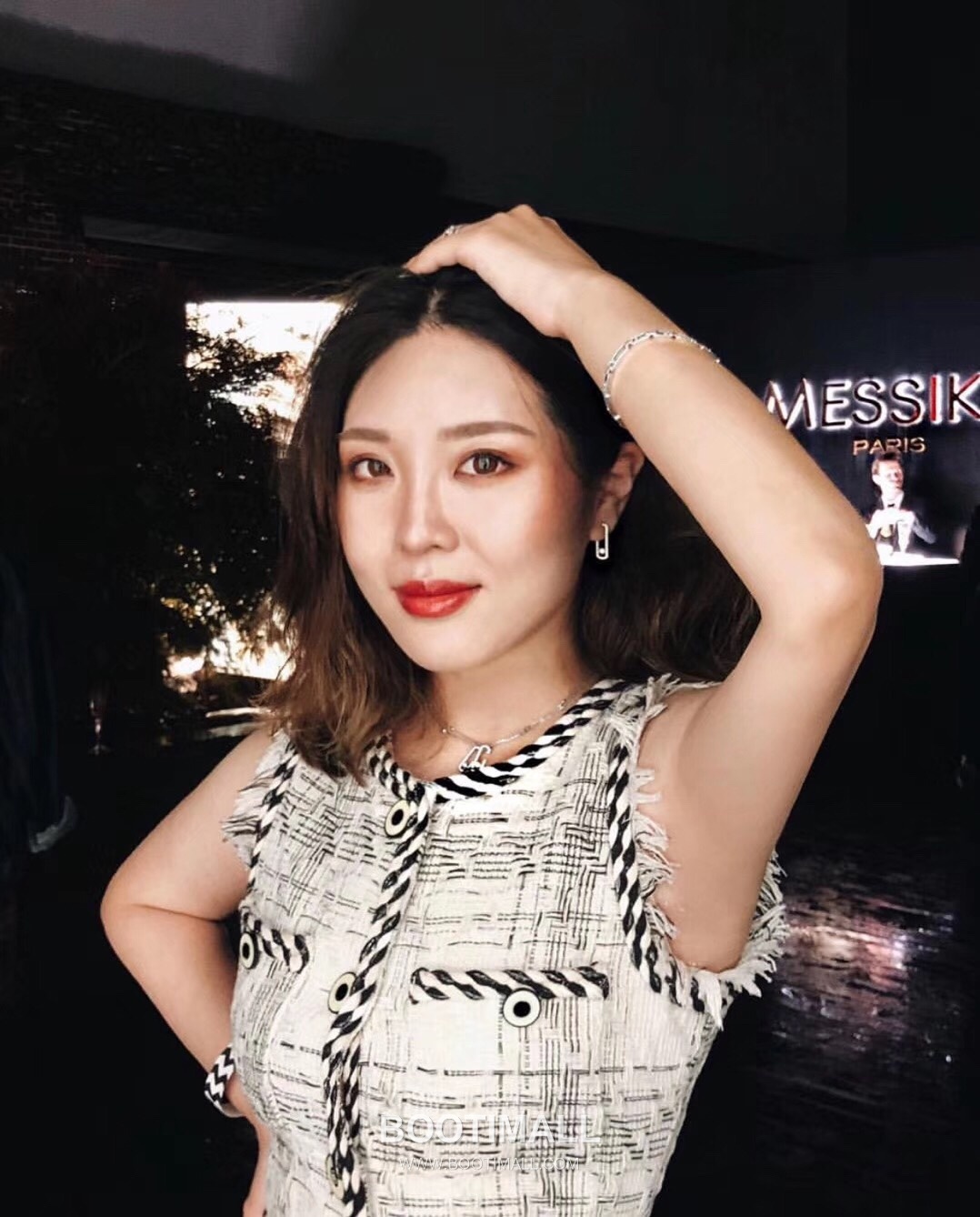 Messika Lucky Bead Diamond Sterling Silver 925 Stud Earring with Fixed Ball Detail 메시카 럭키 비드 다이아 스털링 실버 925 스터드 이어링 고정 볼 디테일 6