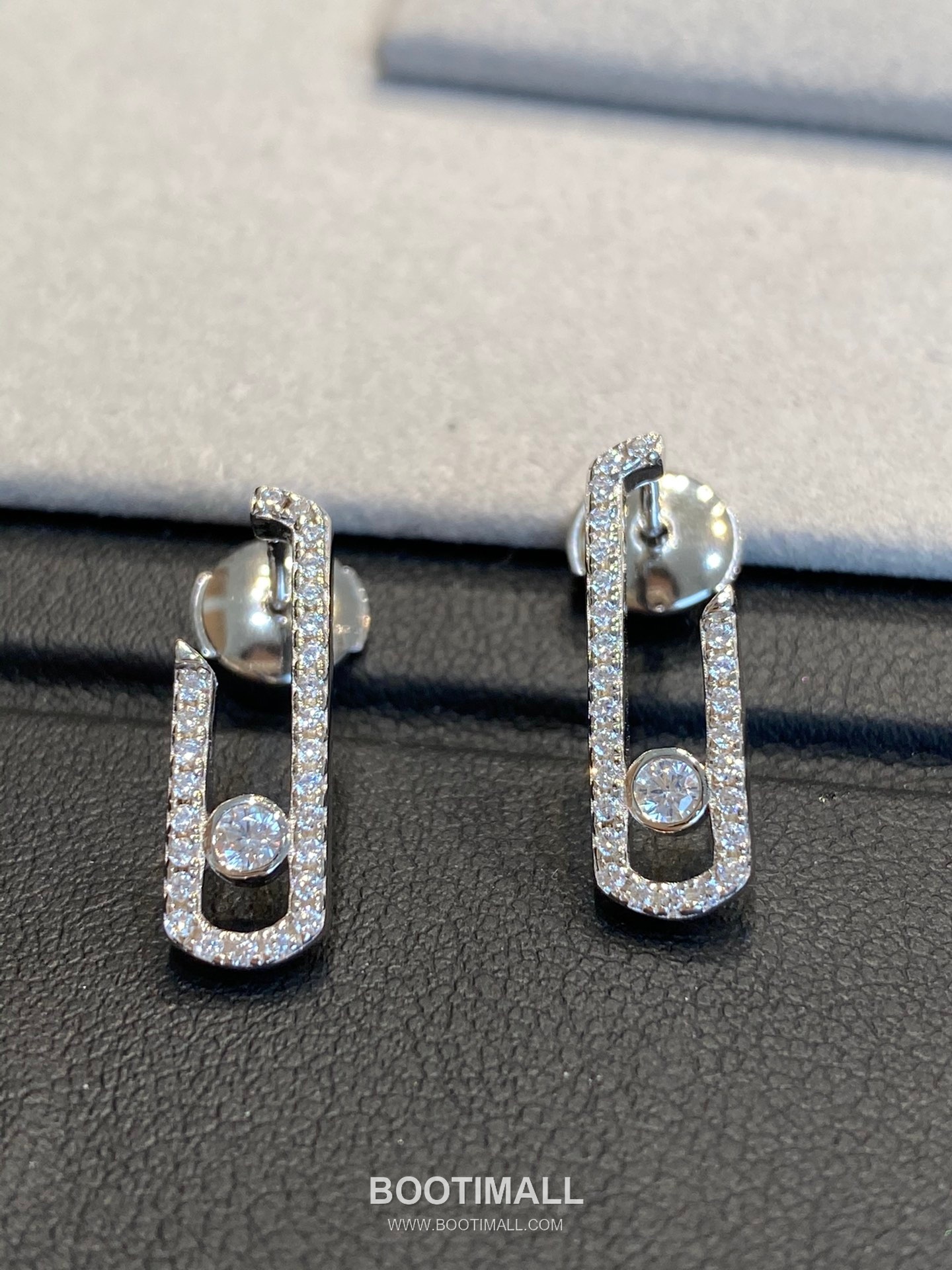 Messika Lucky Bead Diamond Sterling Silver 925 Stud Earring with Fixed Ball Detail 메시카 럭키 비드 다이아 스털링 실버 925 스터드 이어링 고정 볼 디테일 17
