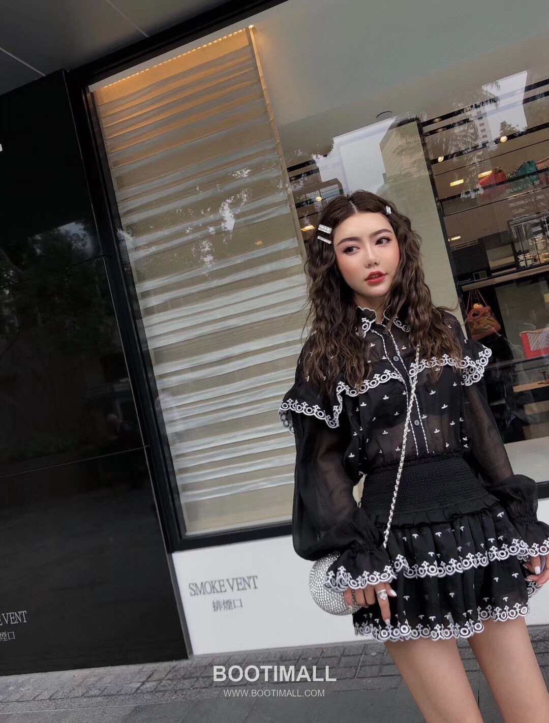 Alexander McQueen Crystal Brass Silver Plated Hair Clip Set with Multi Piece Detail 알렉산더맥퀸 크리스탈 황동 실버도금 헤어 클립 세트 멀티 피스 디테일 6