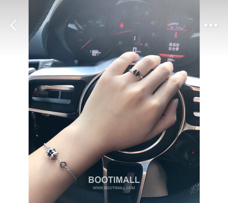 Bvlgari Red Man Ceramic Brass Gold Plated Bracelet with Engraved Pendant 불가리 레드맨 세라믹 황동 골드도금 브레이슬릿 인그레이브 펜던트 5