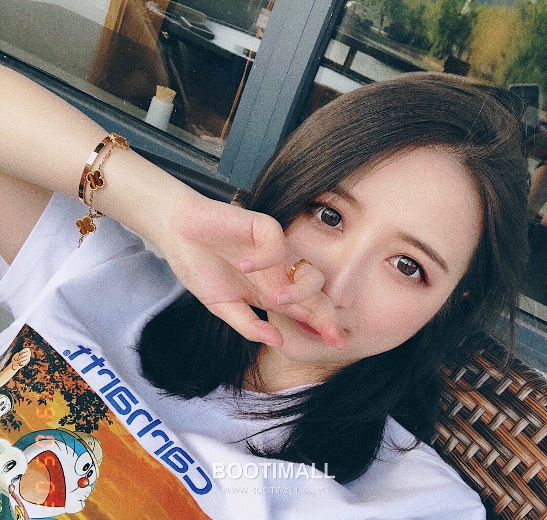 Van Cleef & Arpels Alhambra Five Clover Malachite Onyx Carnelian Mother of Pearl Sterling Silver 925 Bracelet with Beaded Chain 반클리프아펠 알함브라 파이브 클로버 말라카이트 오닉스 카넬리안 자개 스털링 실버 925 브레이슬릿 비드 체인 9